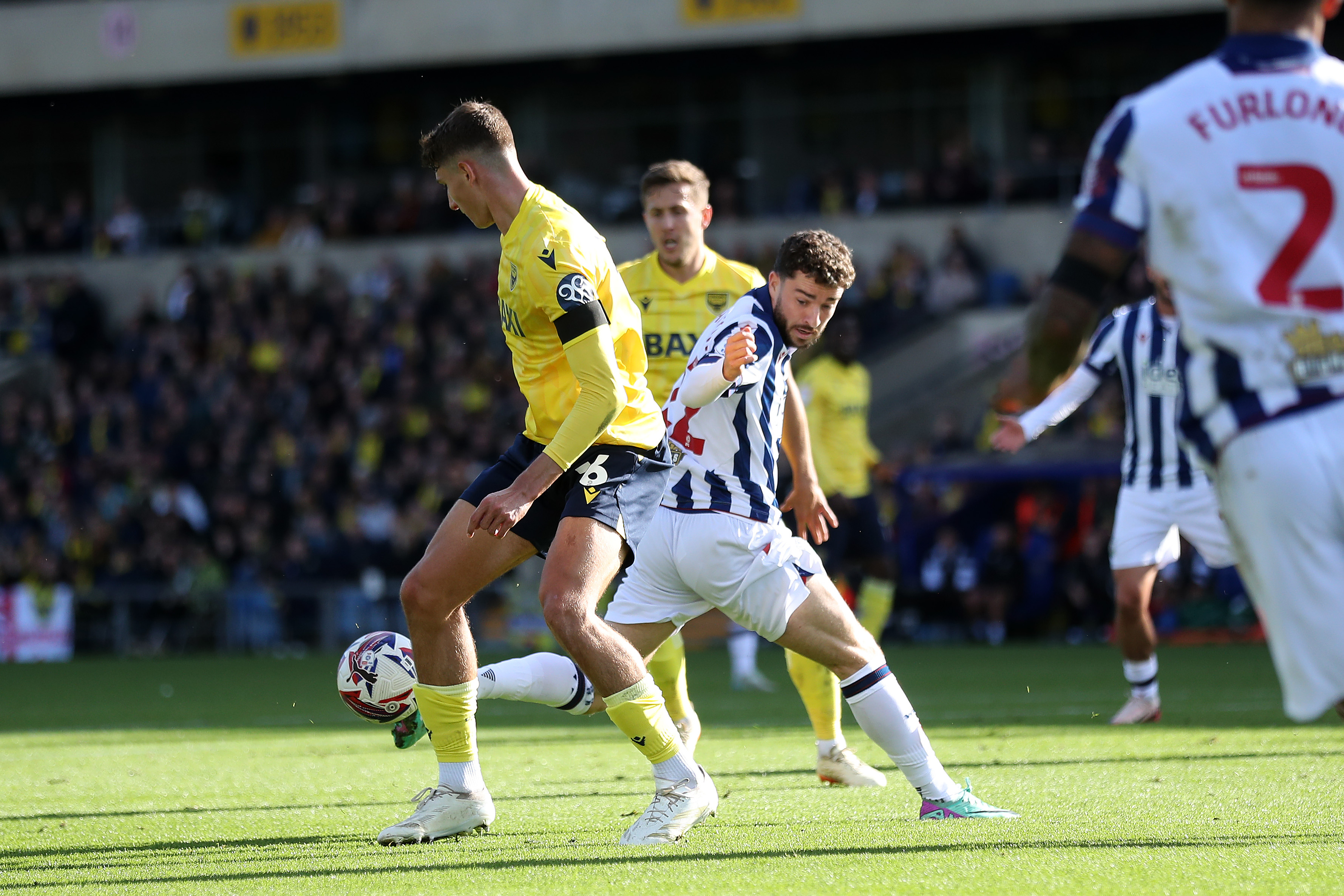 Mikey Johnston in action against Oxford in the home kit in October 2024