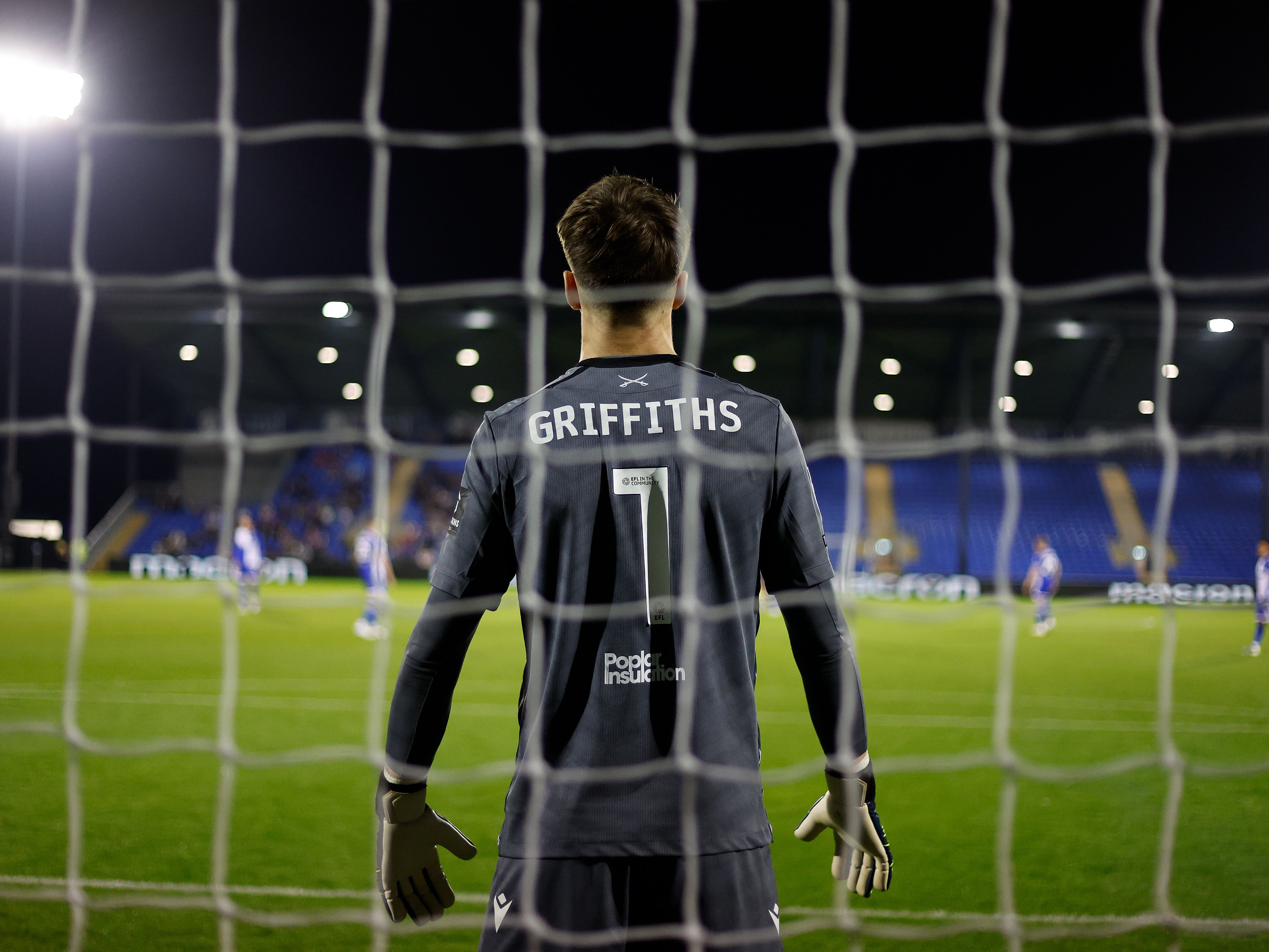 Josh Griffiths in action for Bristol Rovers