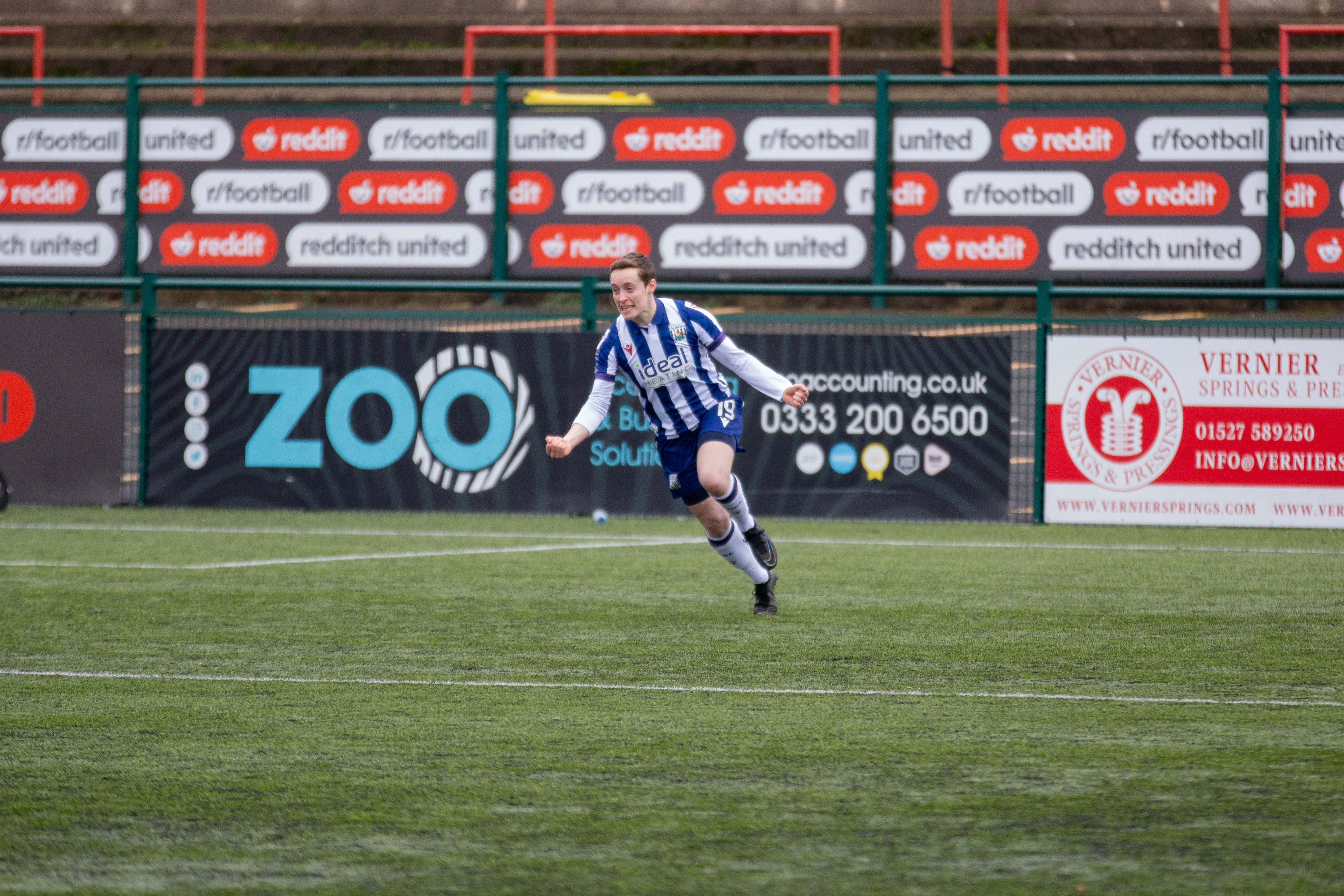 Ali Miller celebrates.