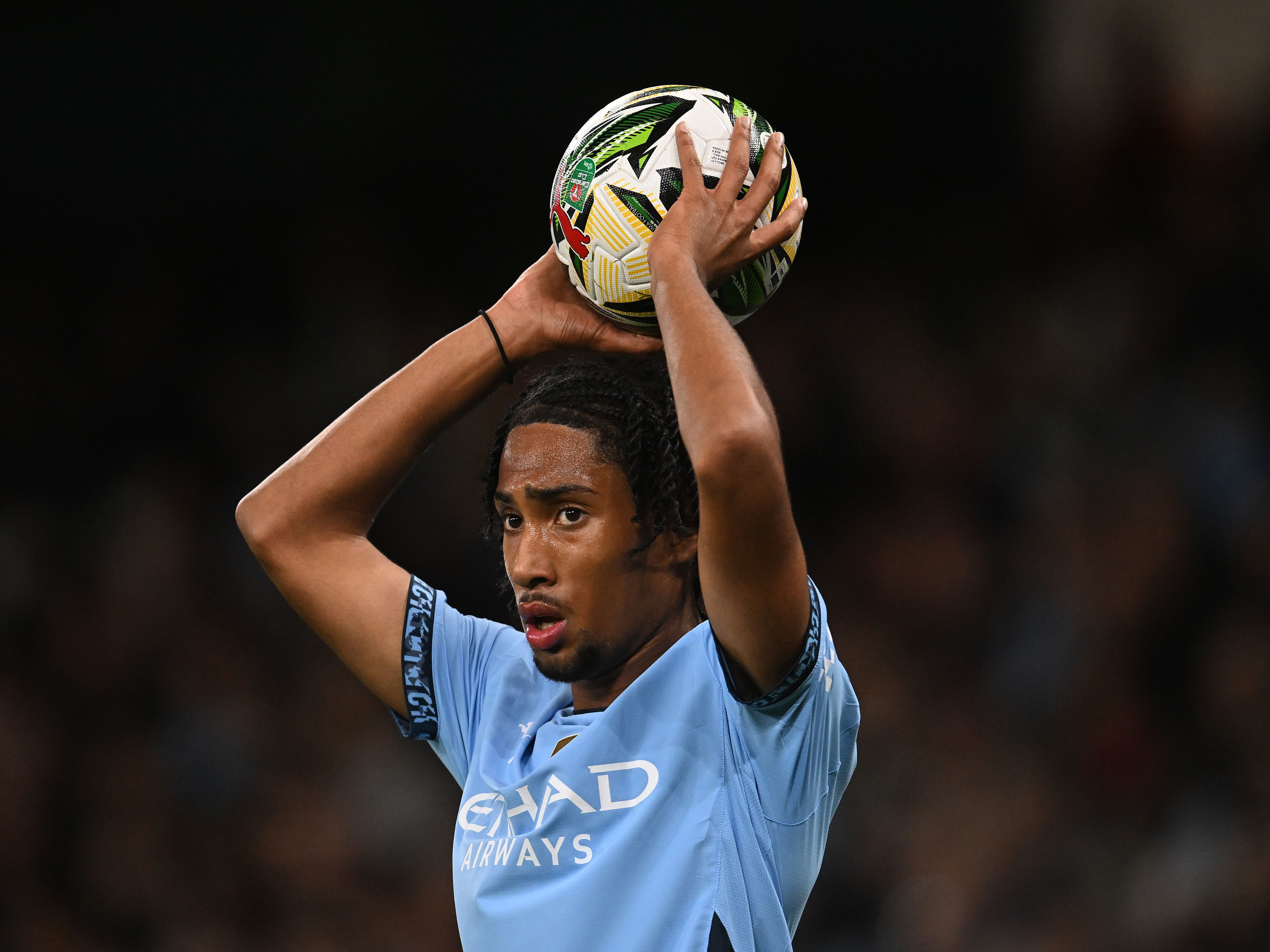 A photo of Man City u18 defender Kaden Braithwaite