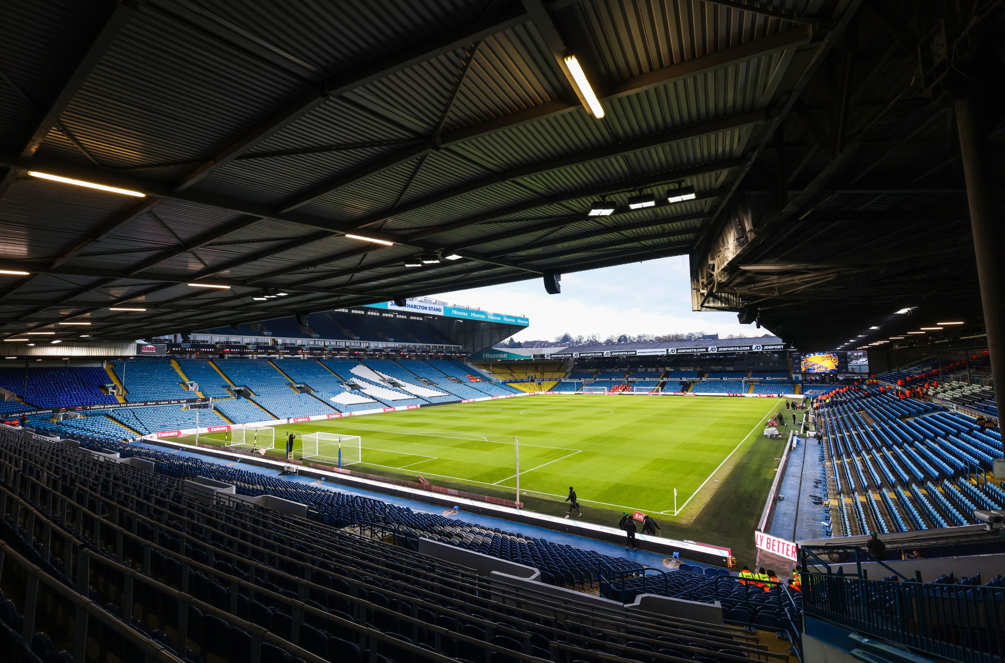 A general view of Leeds United's Elland Road 