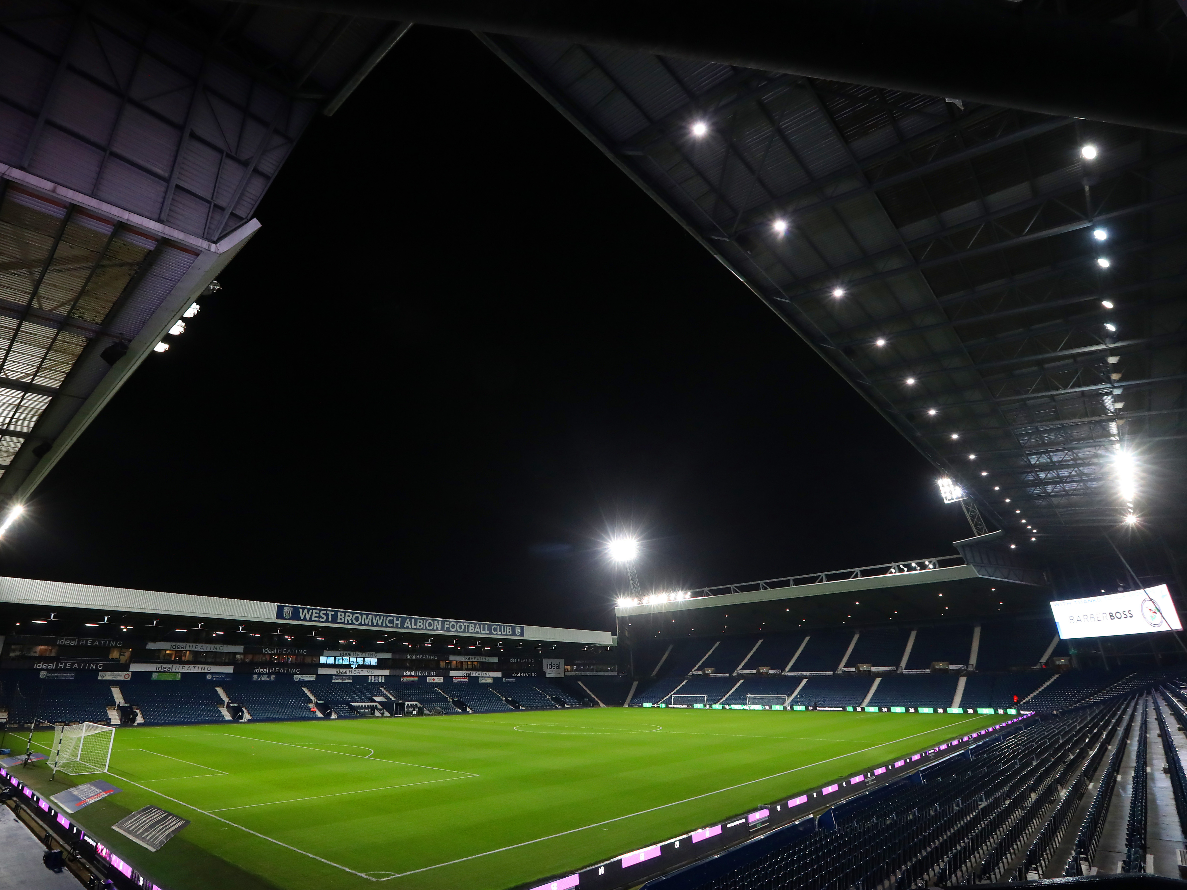 A photo of The Hawthorns stadium