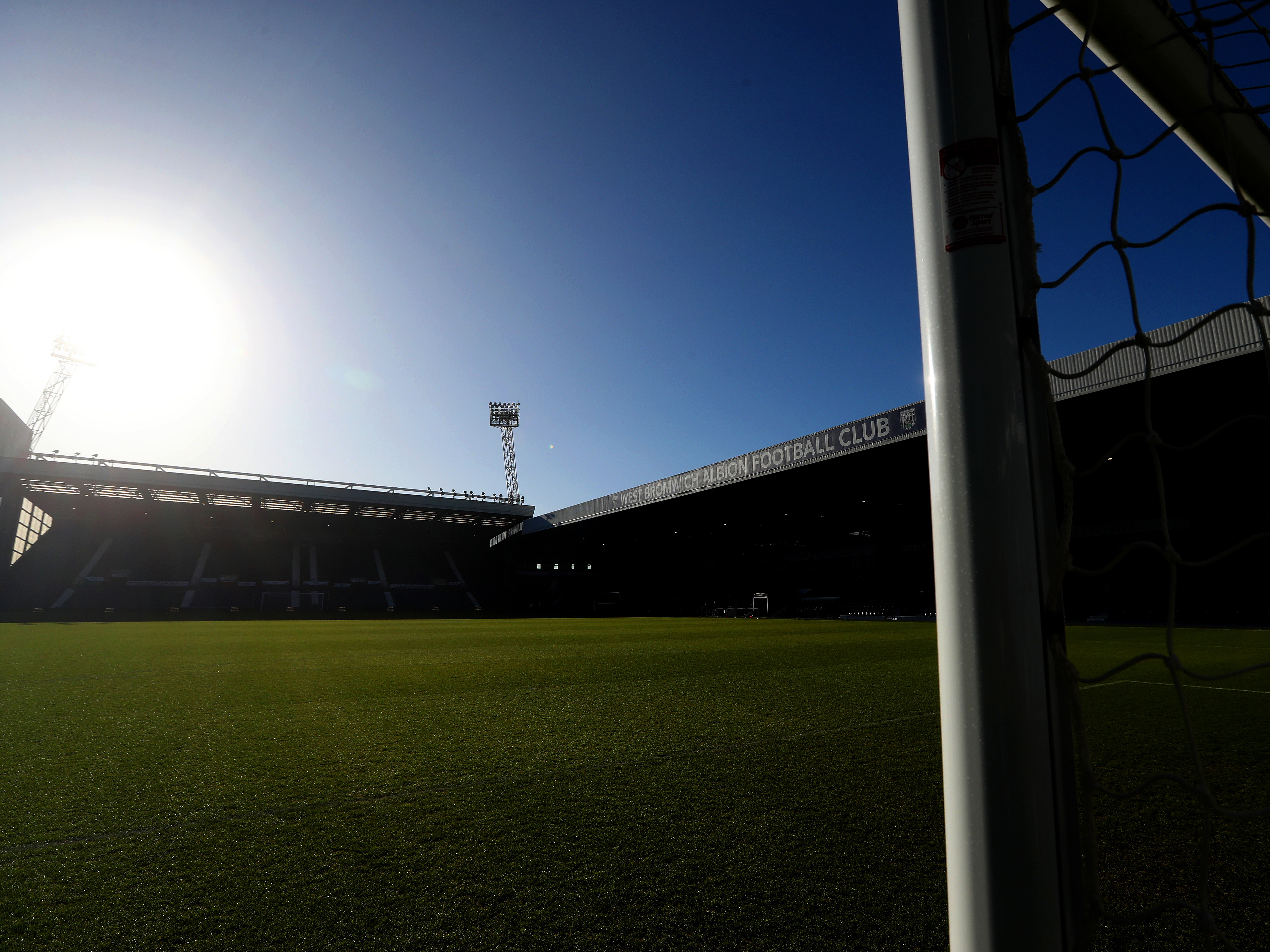 An image of The Hawthorns under the sun