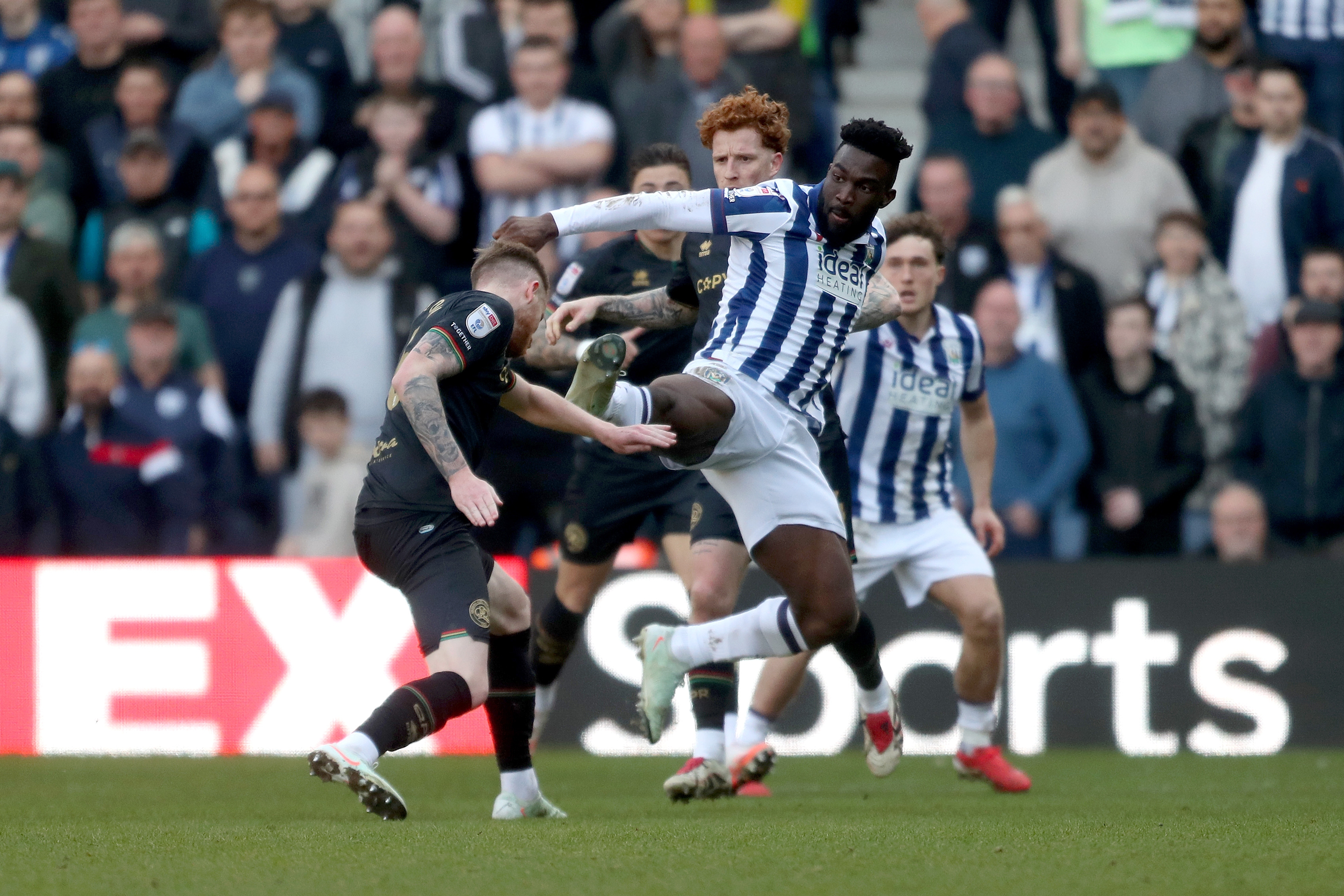 Daryl Dike in action against QPR 