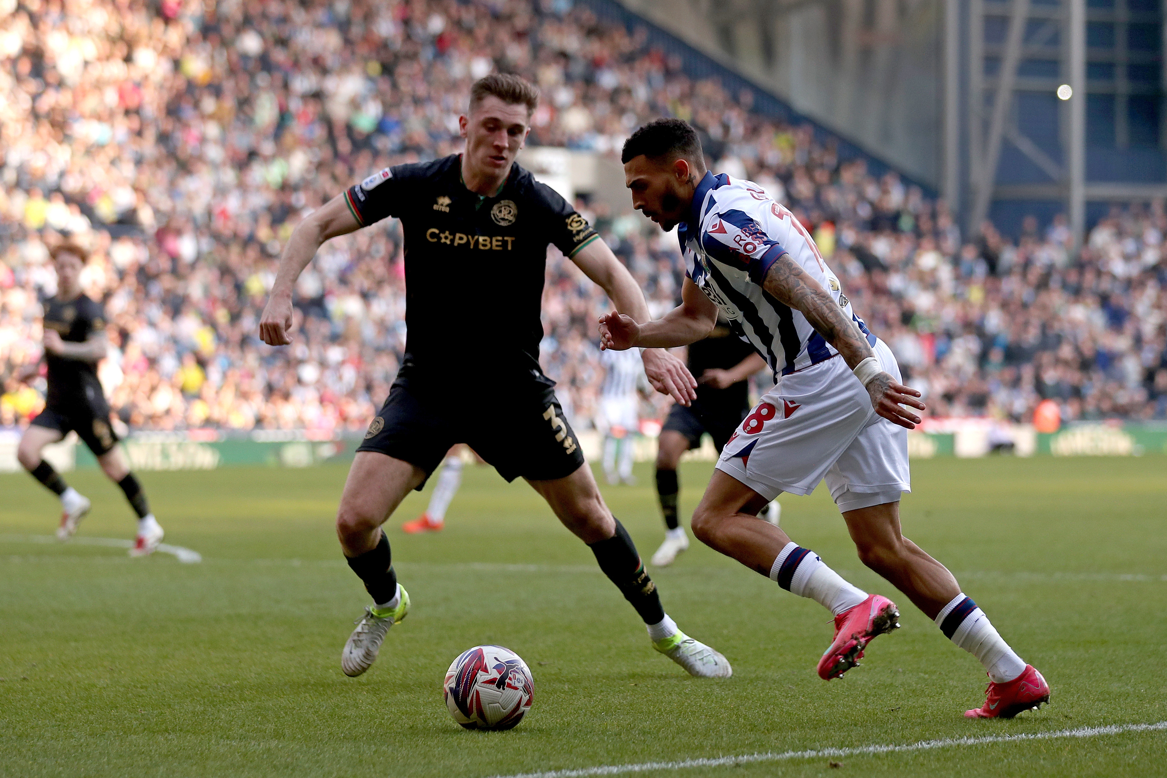 Karlan Grant in action against QPR 