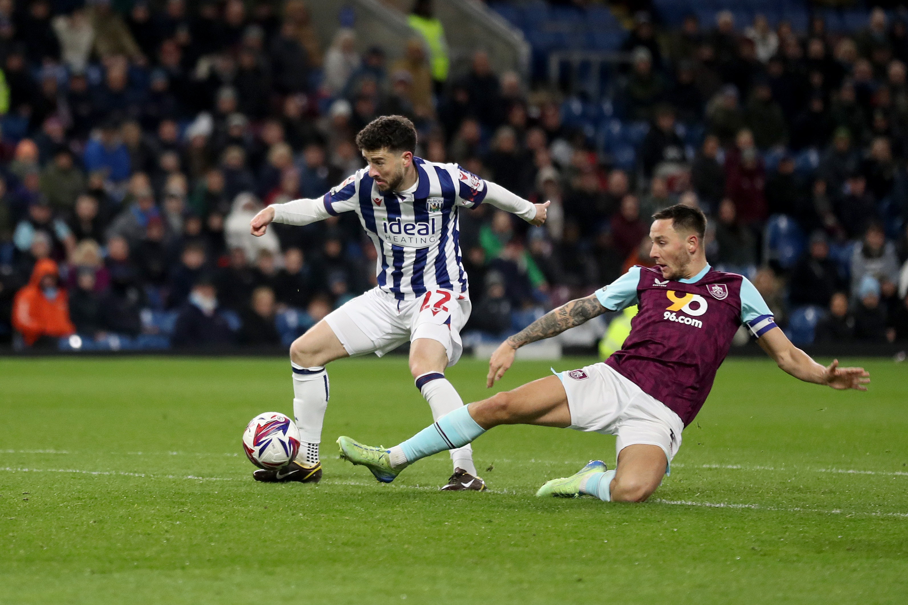 Mikey Johnston in action against Burnley 