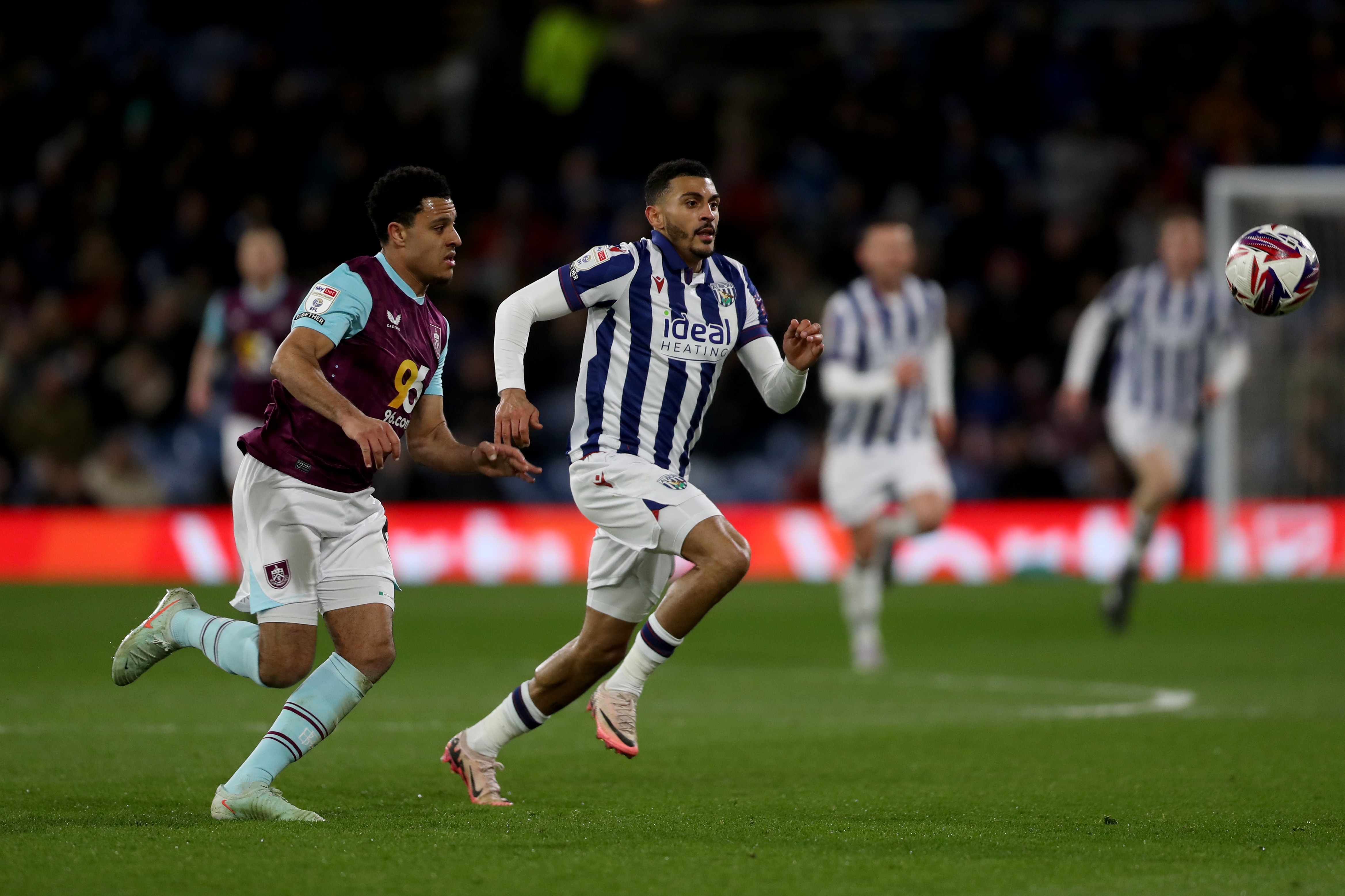 Karlan Grant in action against Burnley