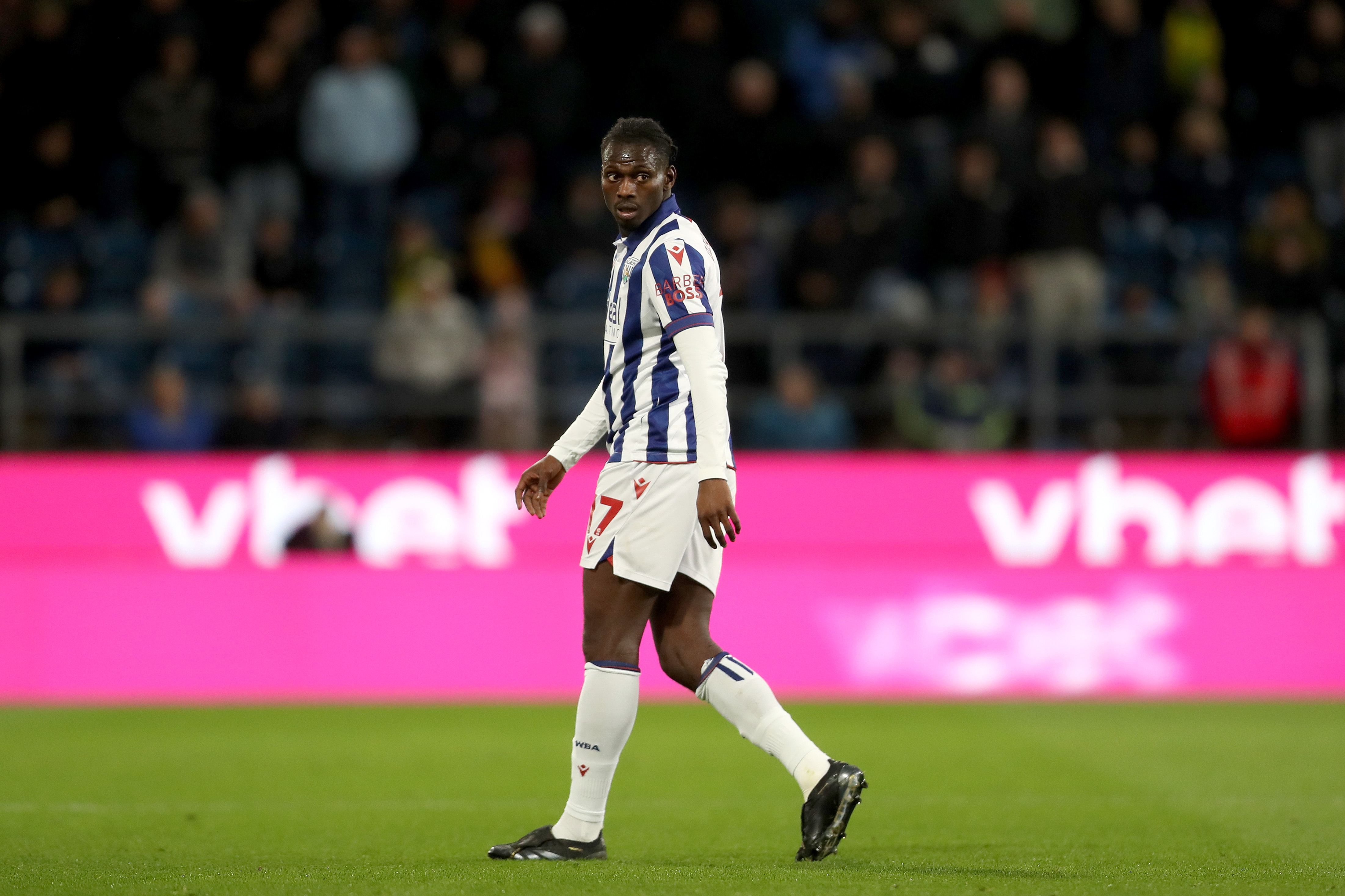 Ousmane Diakité in action against Burnley 