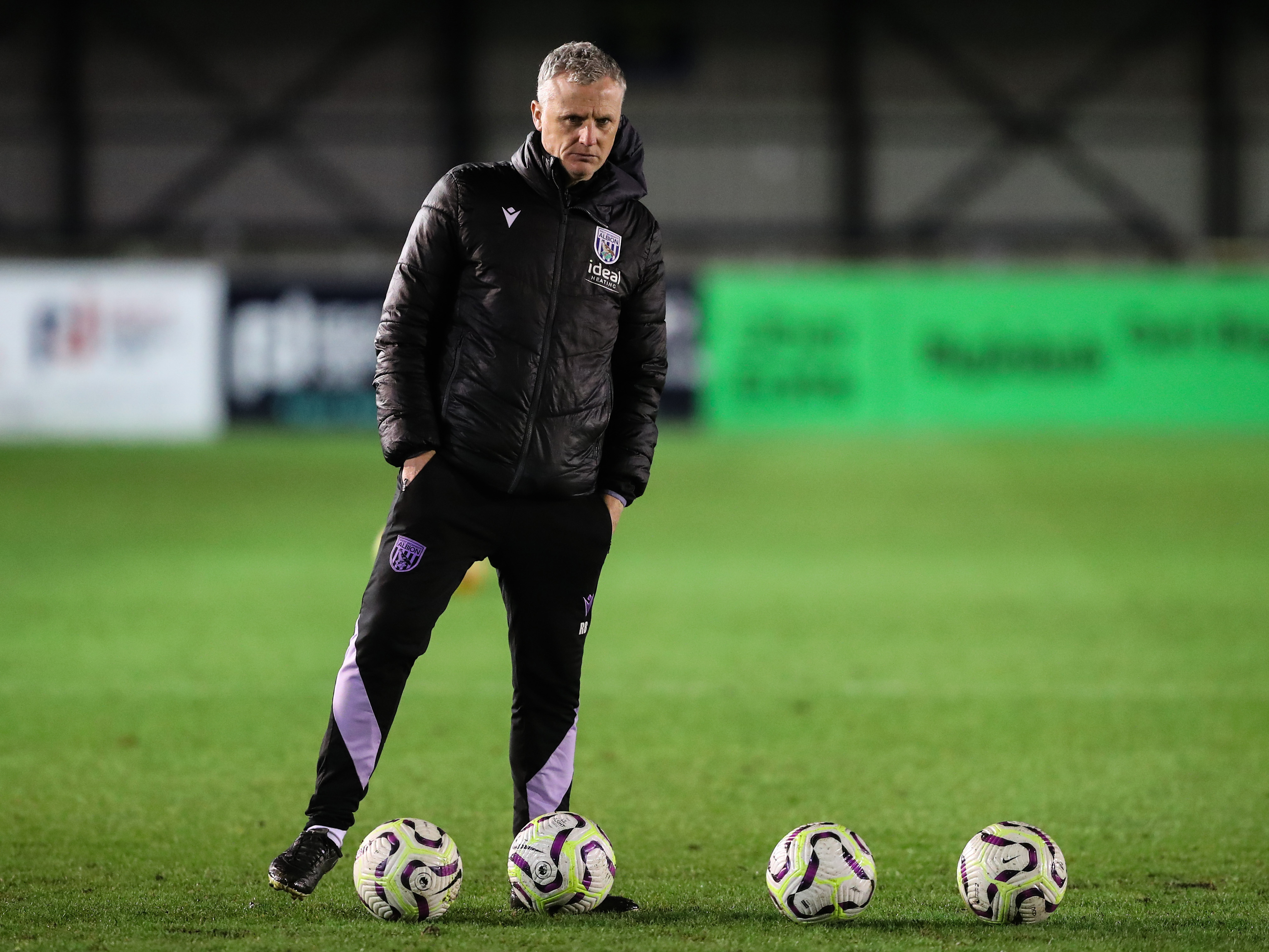 A photo of Albion U21 boss Richard Beale