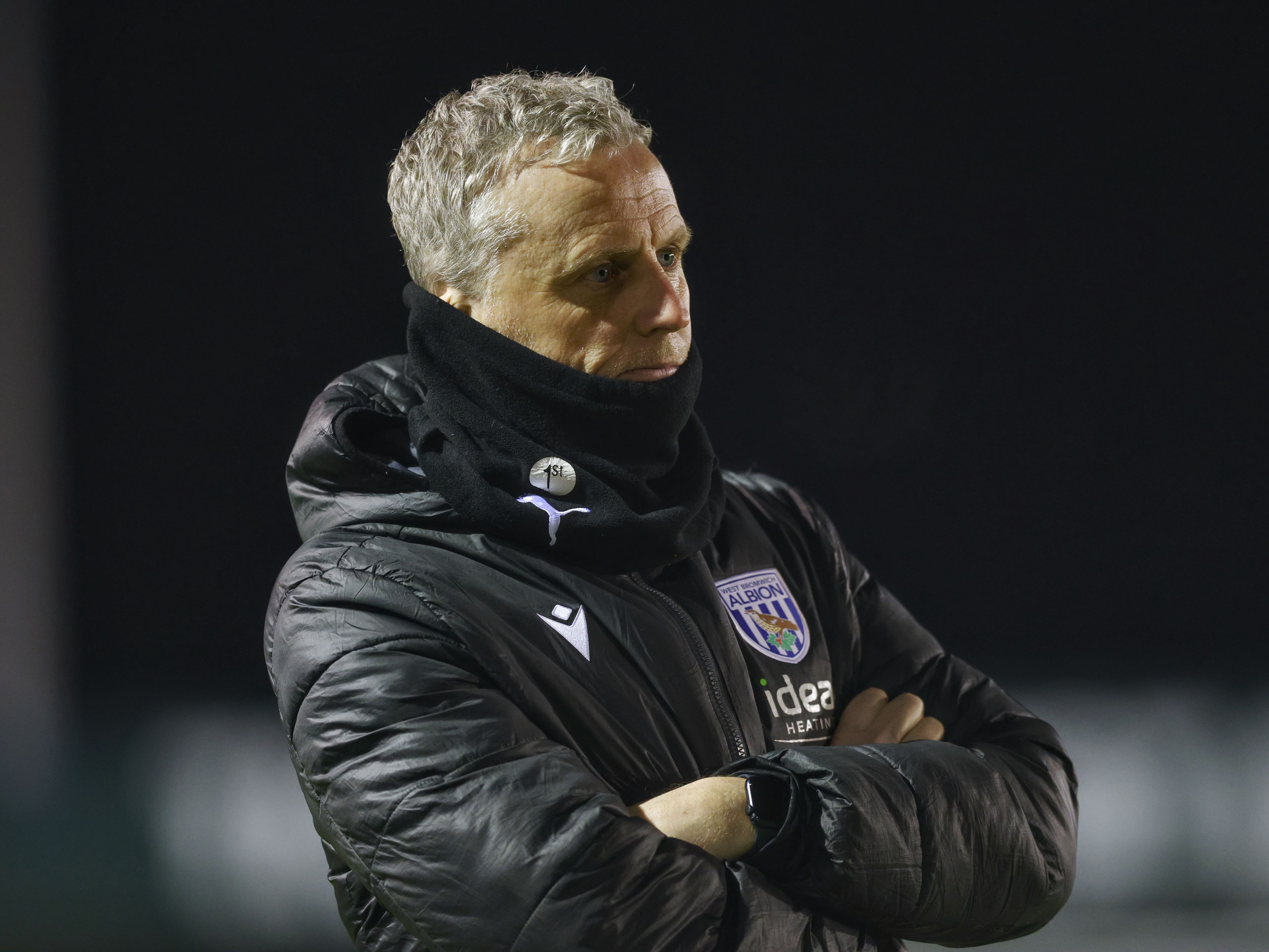 A photo of Albion U21 boss Richard Beale