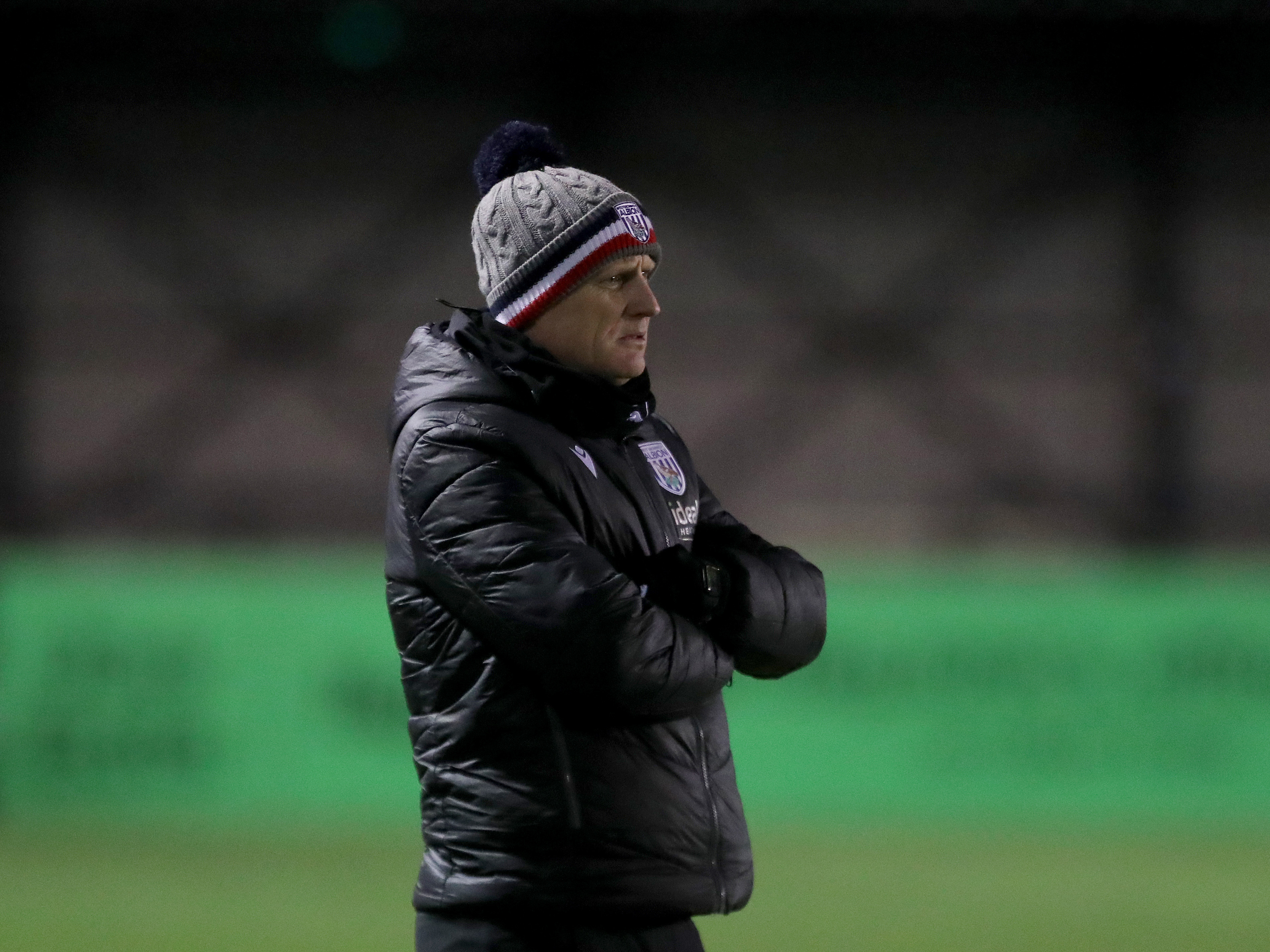 A photo of Albion U21 boss Richard Beale