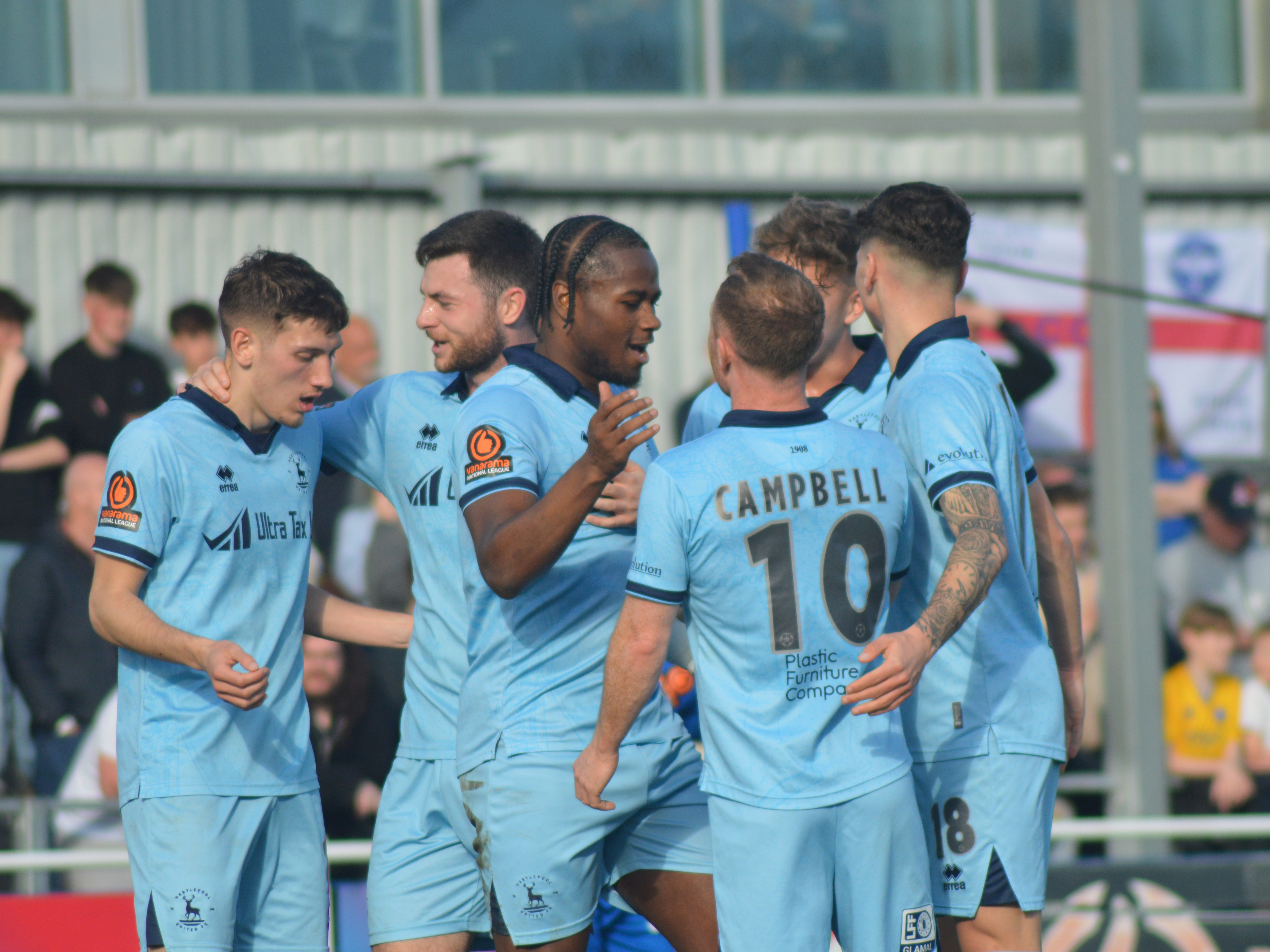 Reyes Cleary in action for Hartlepool.