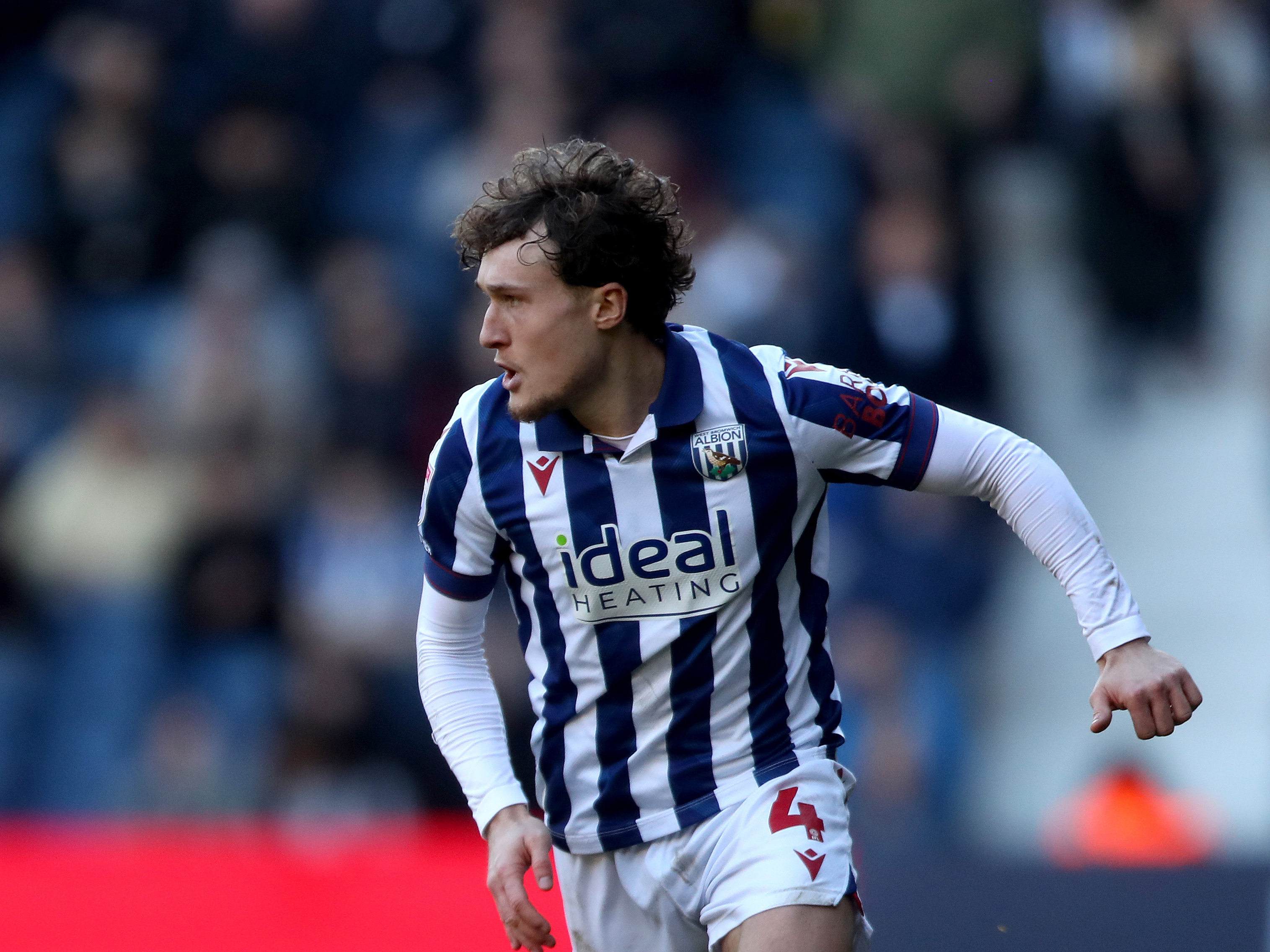 Callum Styles in action for Albion.