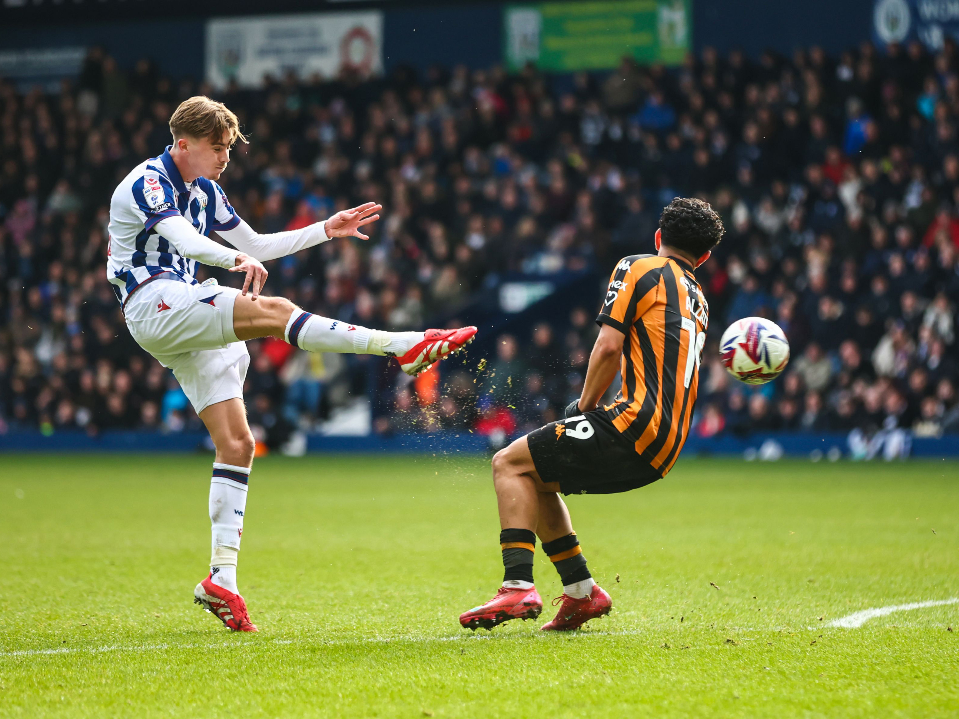 An image of Price's goal against Hull