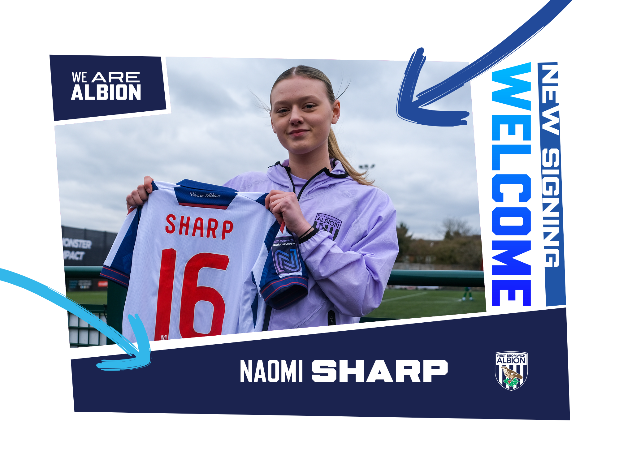 Naomi Sharp signs.