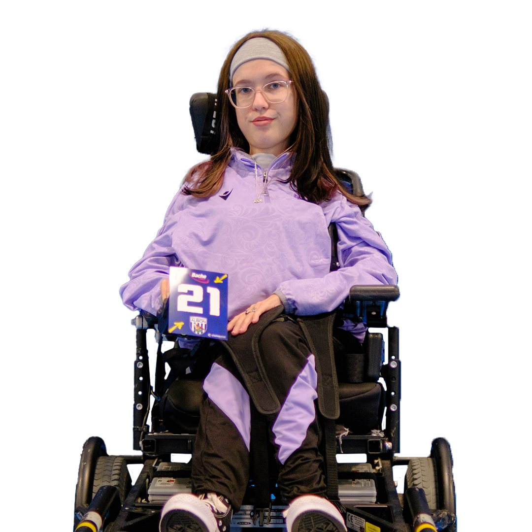 A photo of WBA Throstles Powerchair player Abigail Bolt