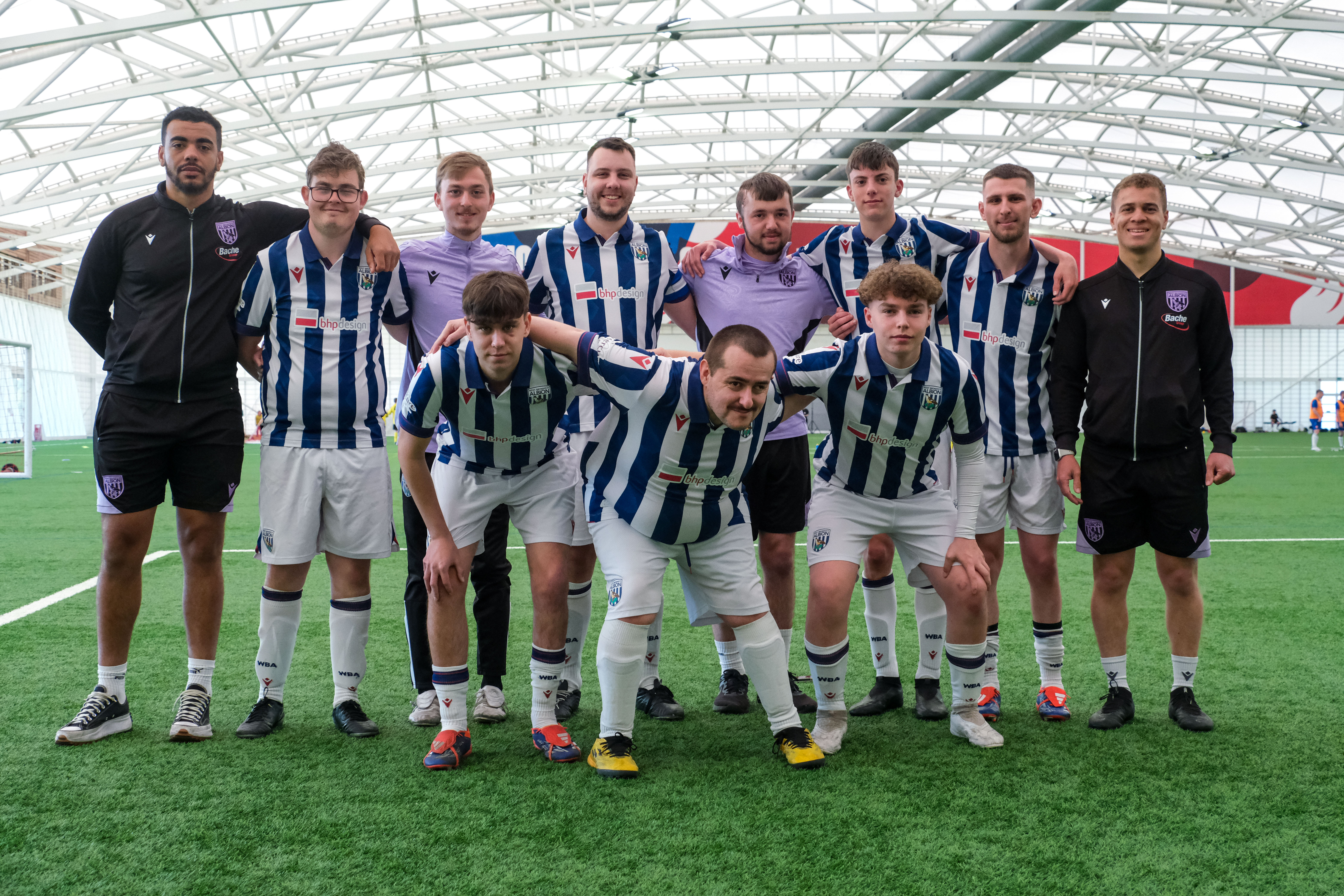 Our Cerebral Palsy team at St George's Park.