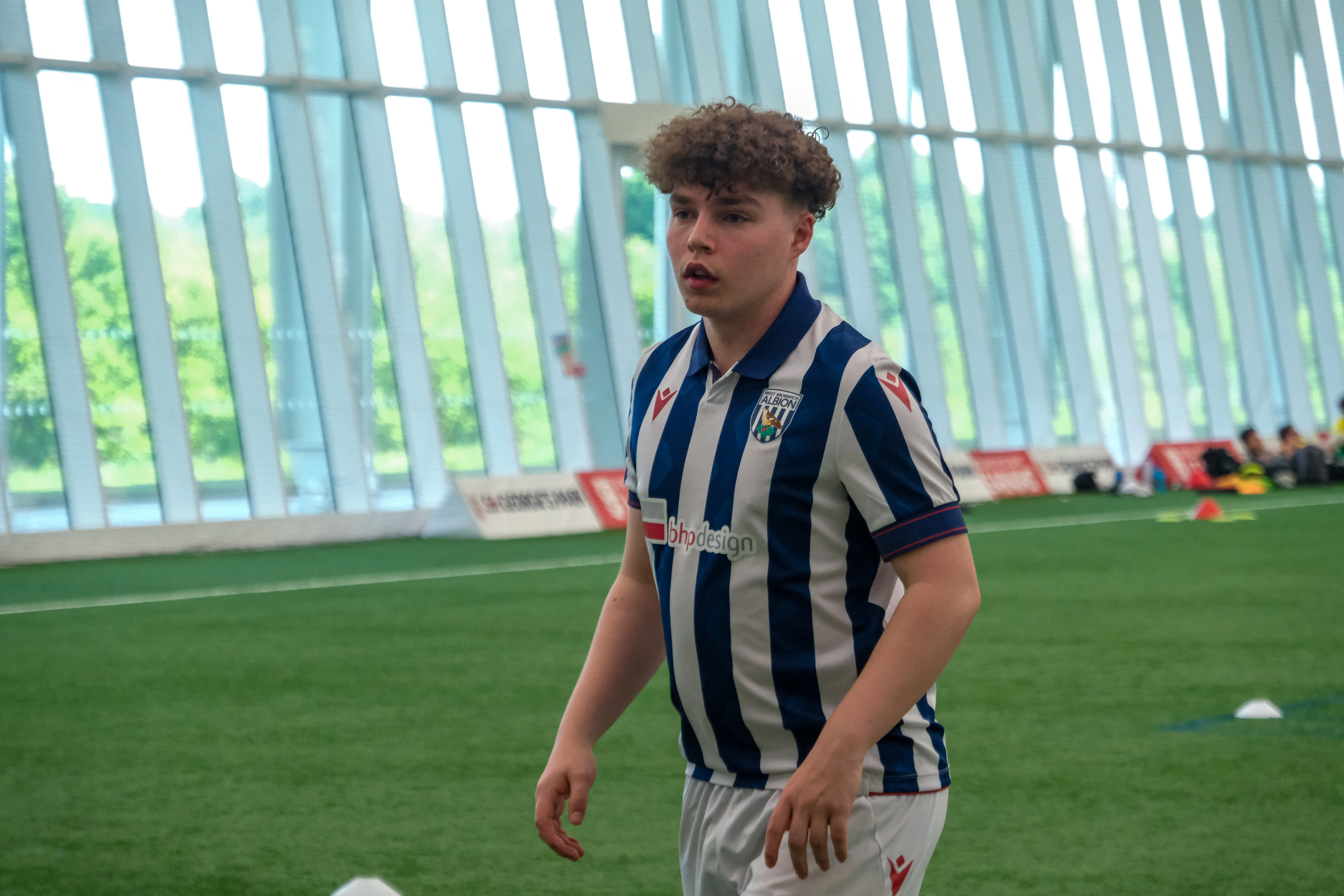 Calum in action for Albion Cerebral Palsy.