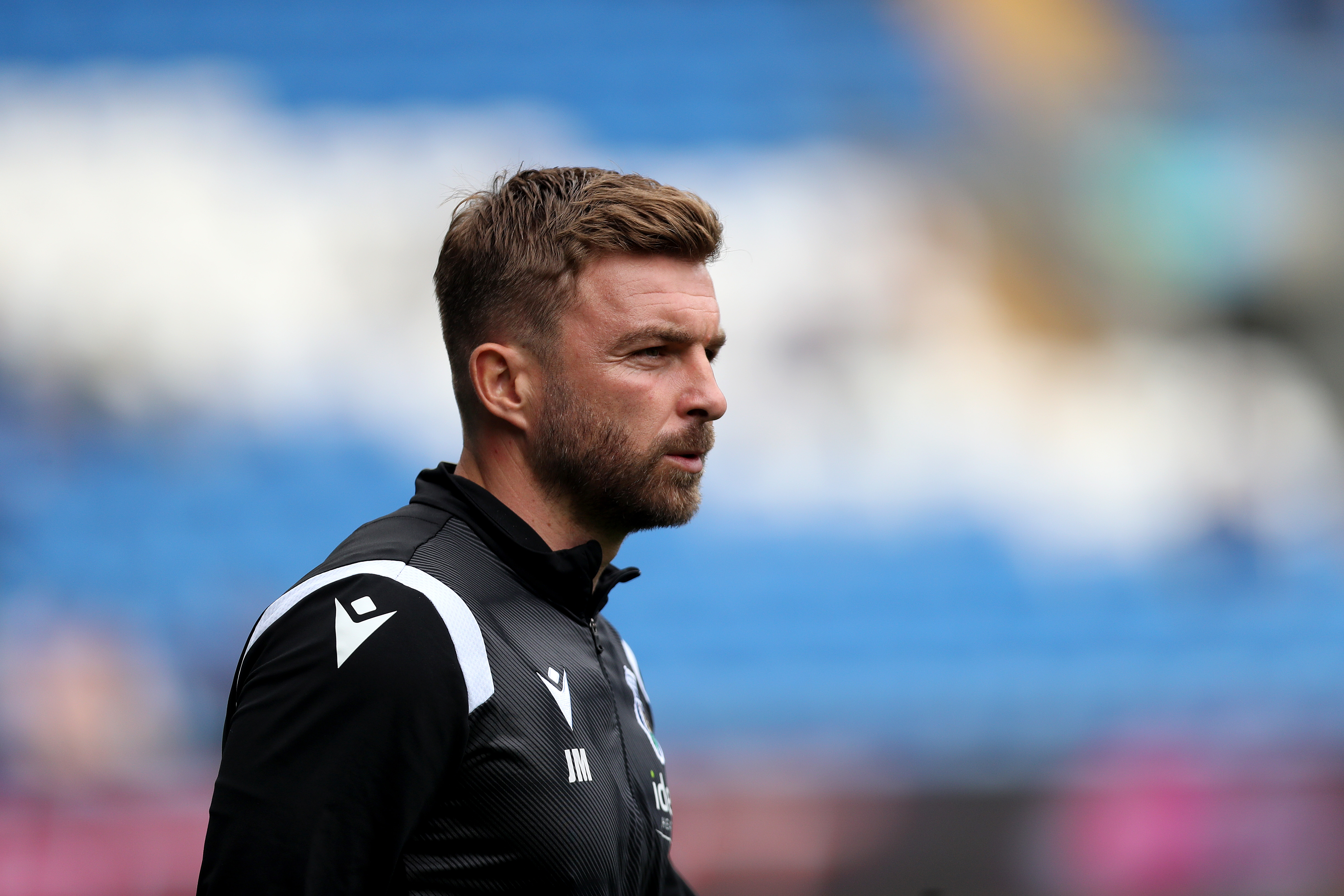 A close up of James Morrison in a WBA tracksuit 