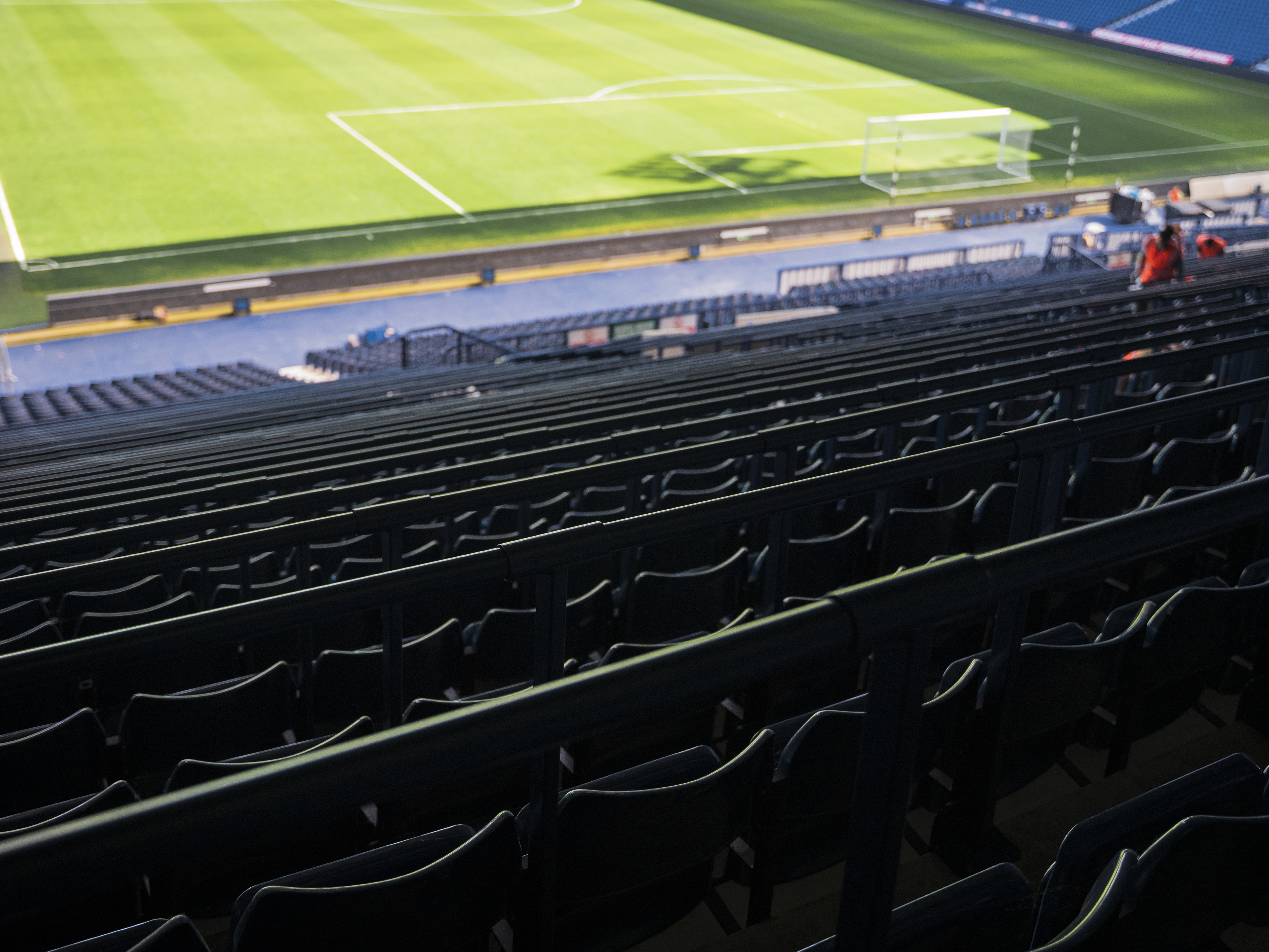 A photo of safe stranding in the Smethwick stand at The Hawthorns