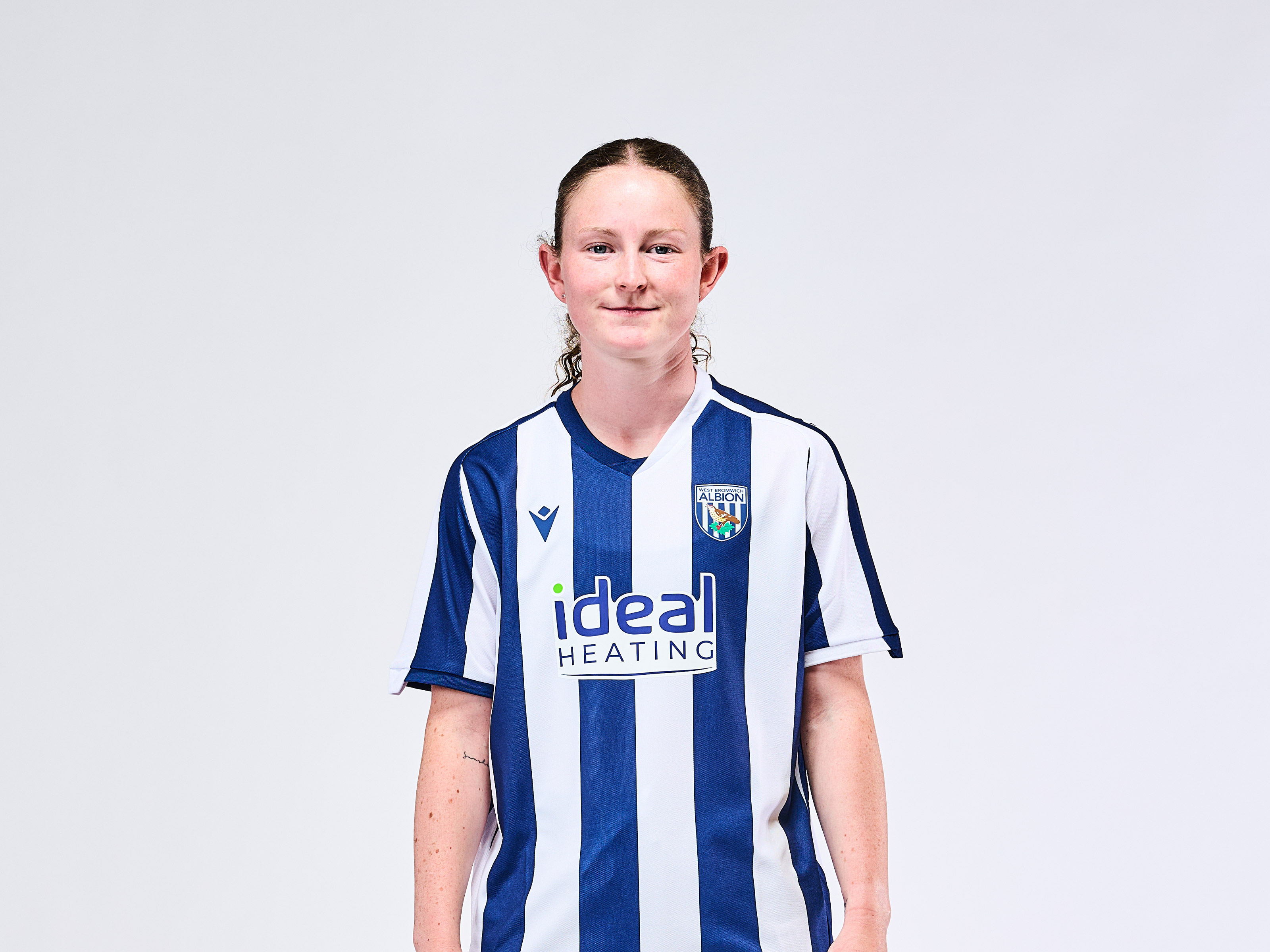 2025/26 Home Kit worn by WBA Women's Team Player Olivia Rabjohn
