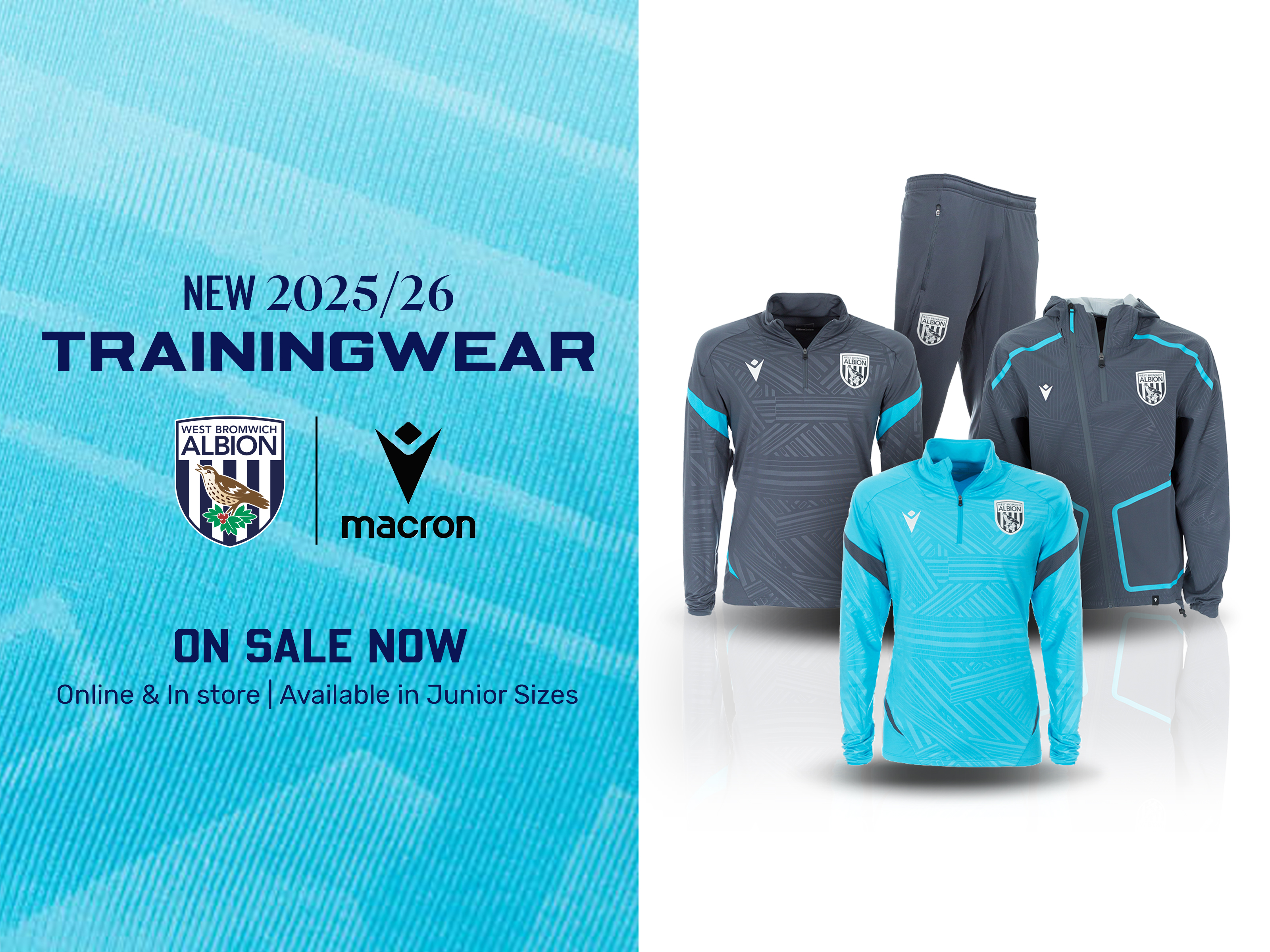 New 2025/26 Trainingwear - On Sale Now Online and In-store
