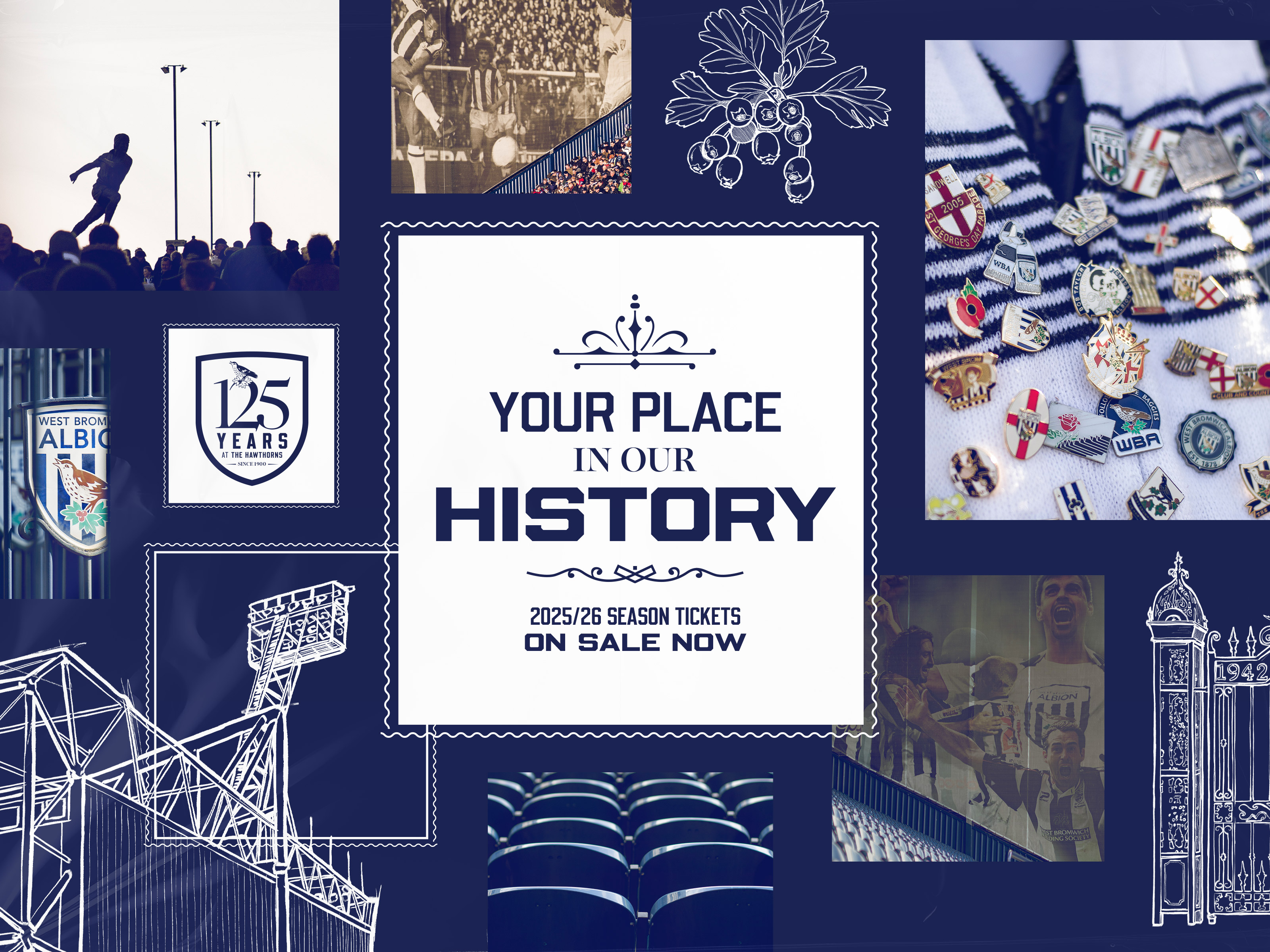 Your Place in Our History | 2025/26 Season Tickets on Sale Now