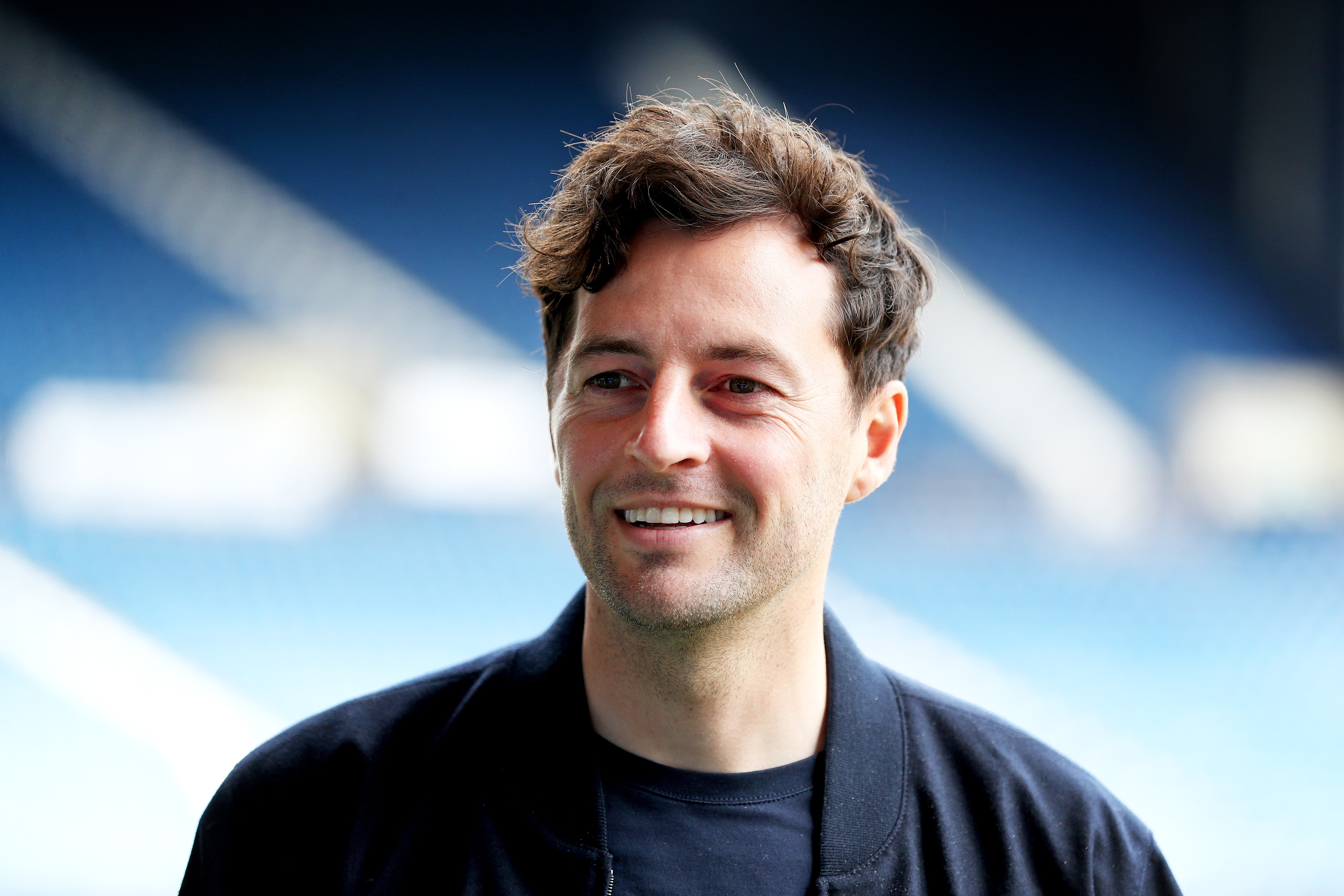 Ryan Mason at The Hawthorns smiling 