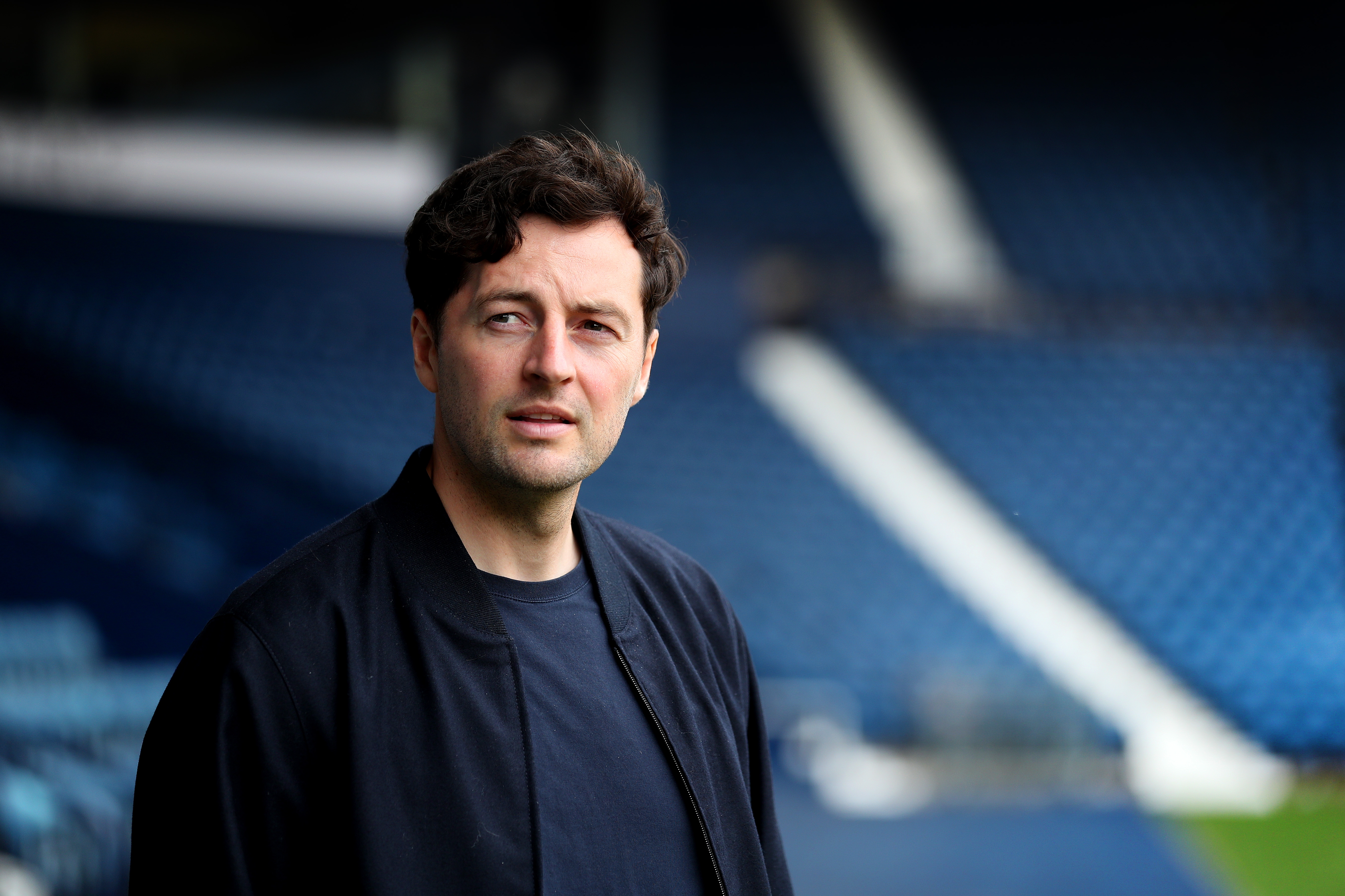 Ryan Mason looking around The Hawthorns