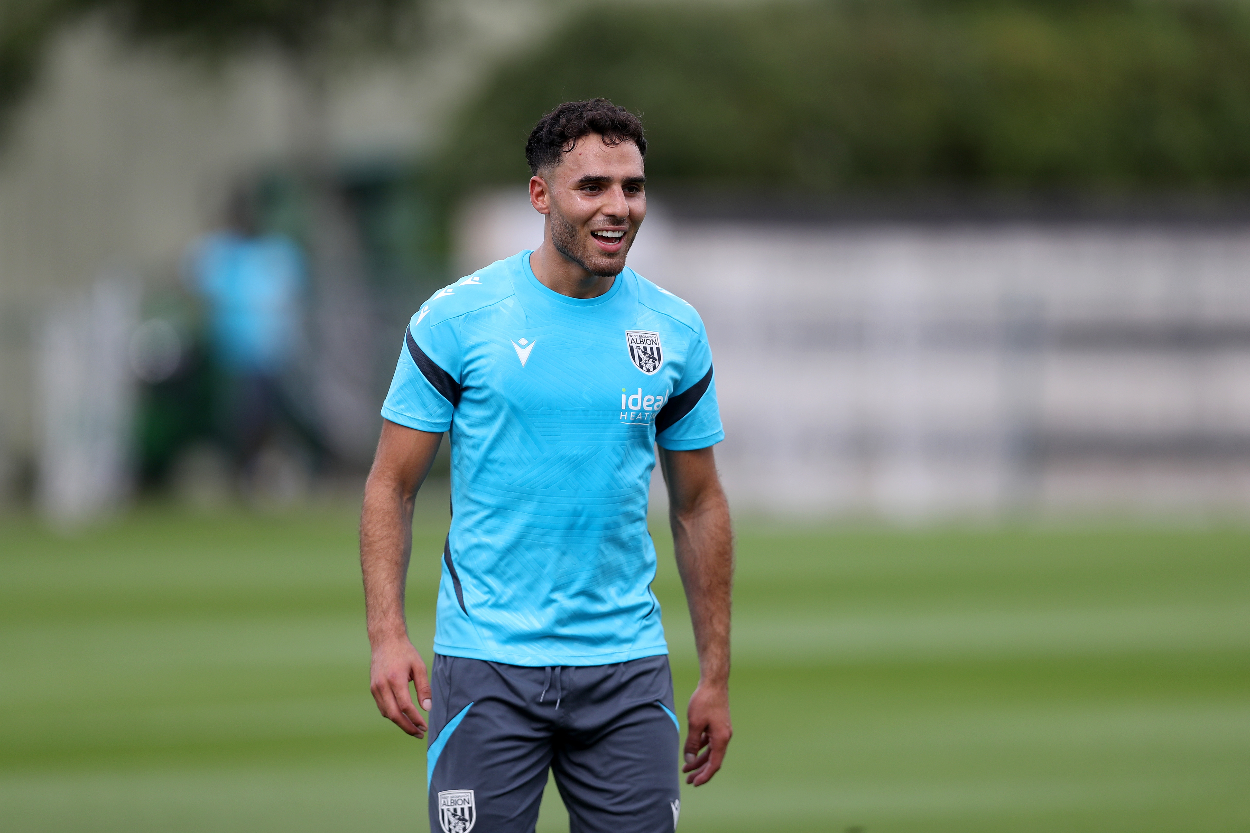 Tammer Bany smiling during a training session