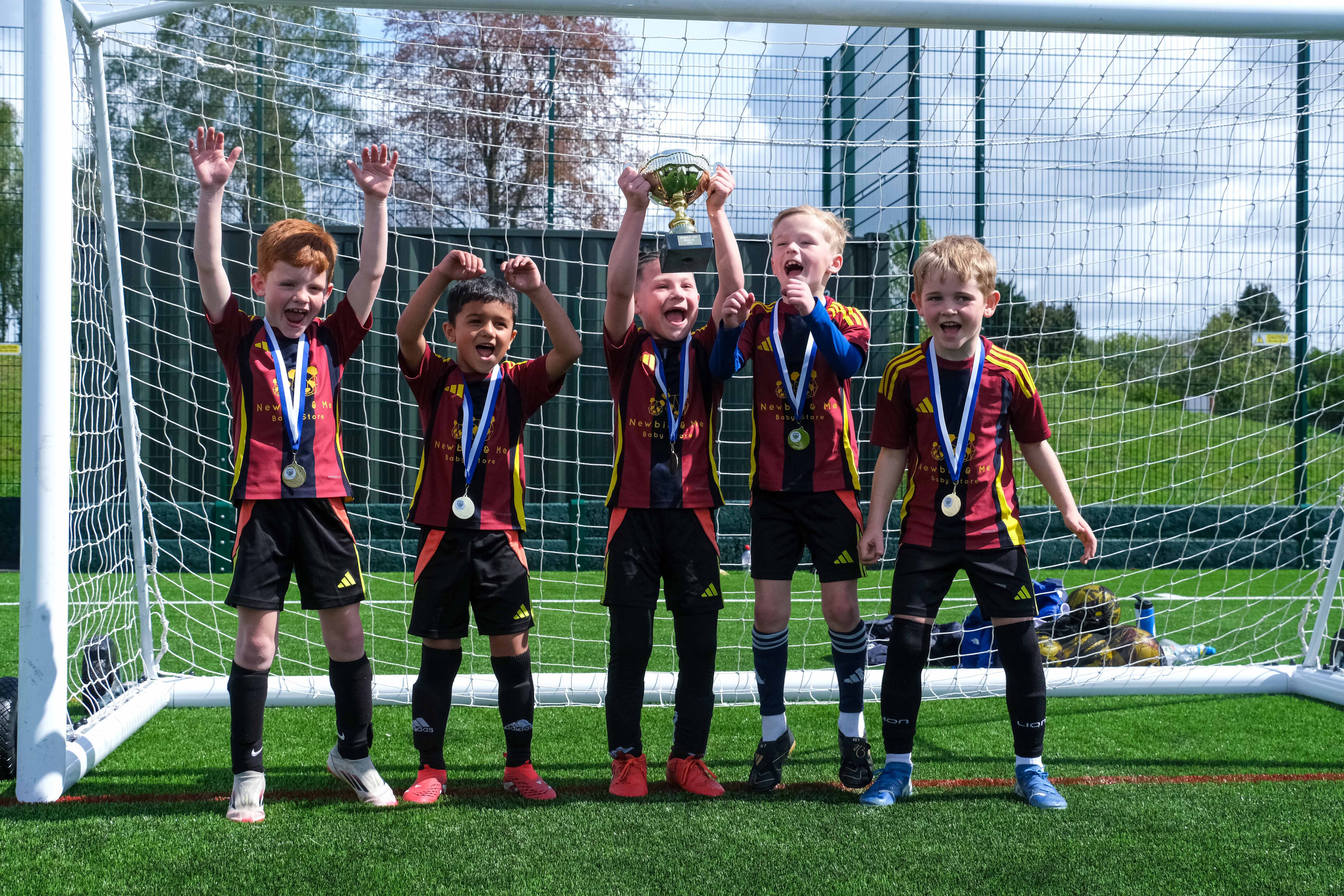 A team winning the Baggies Cup.