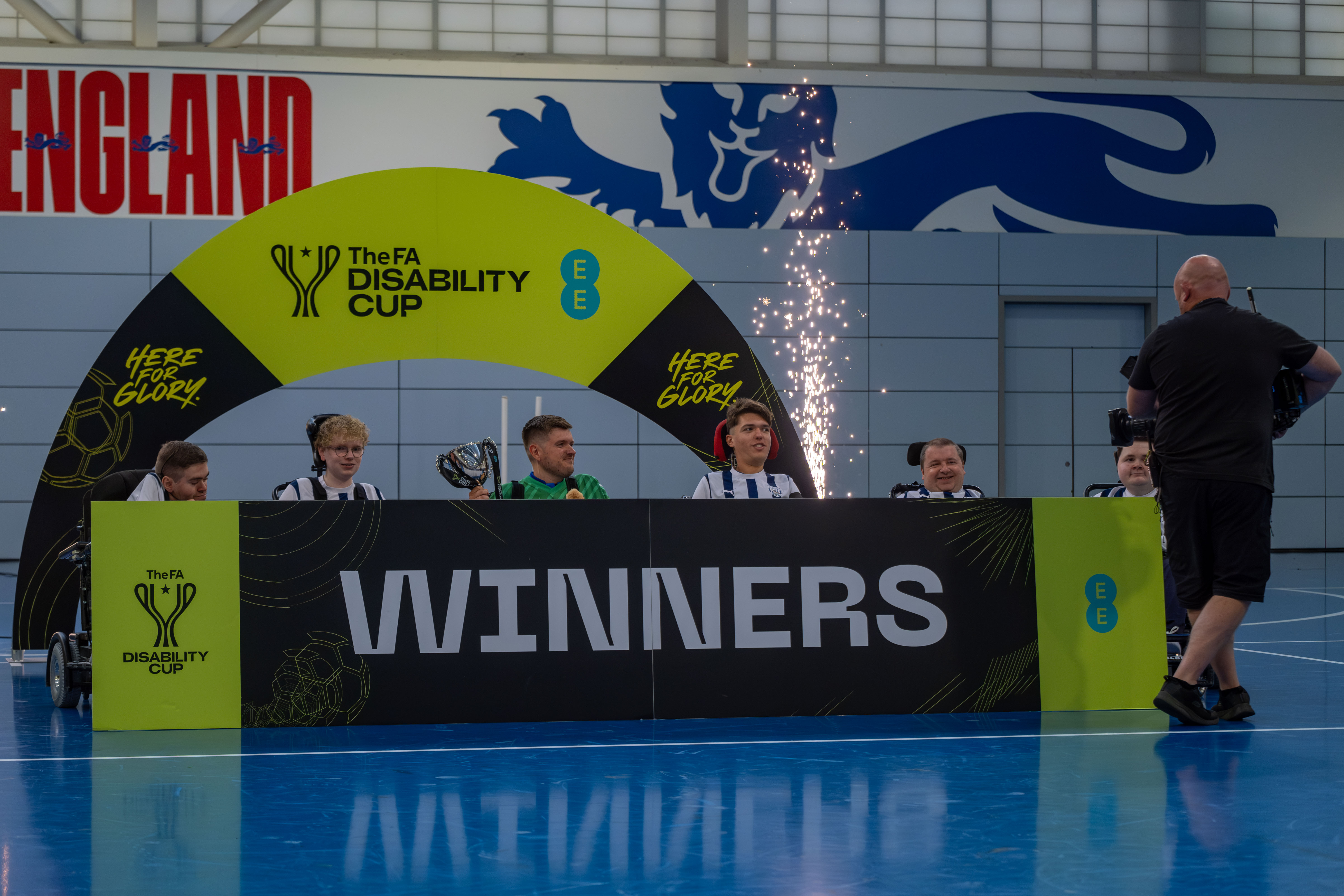 Albion Powerchair after last year's EE Disability FA Cup.