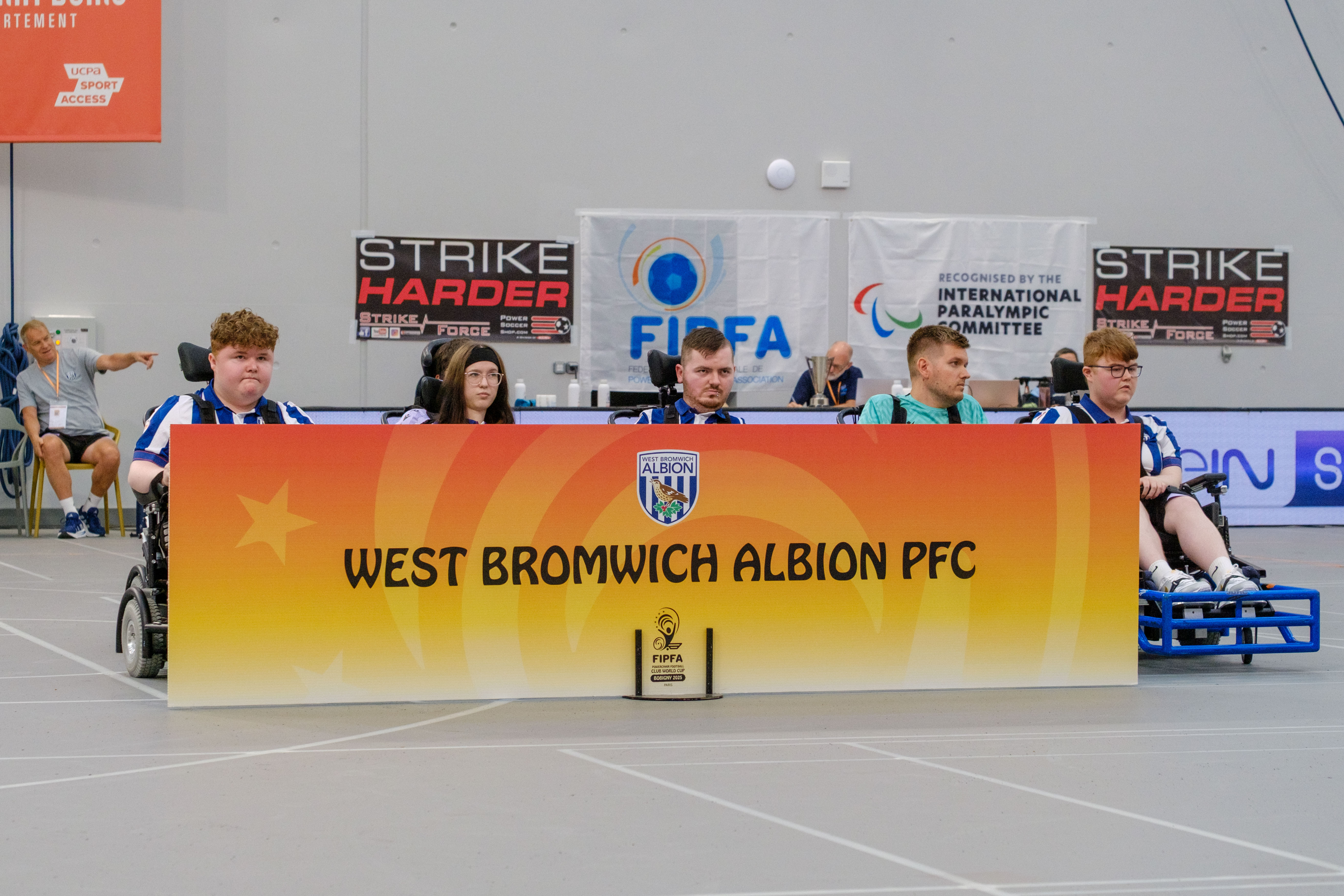 Albion Powerchair at the Club World Cup.
