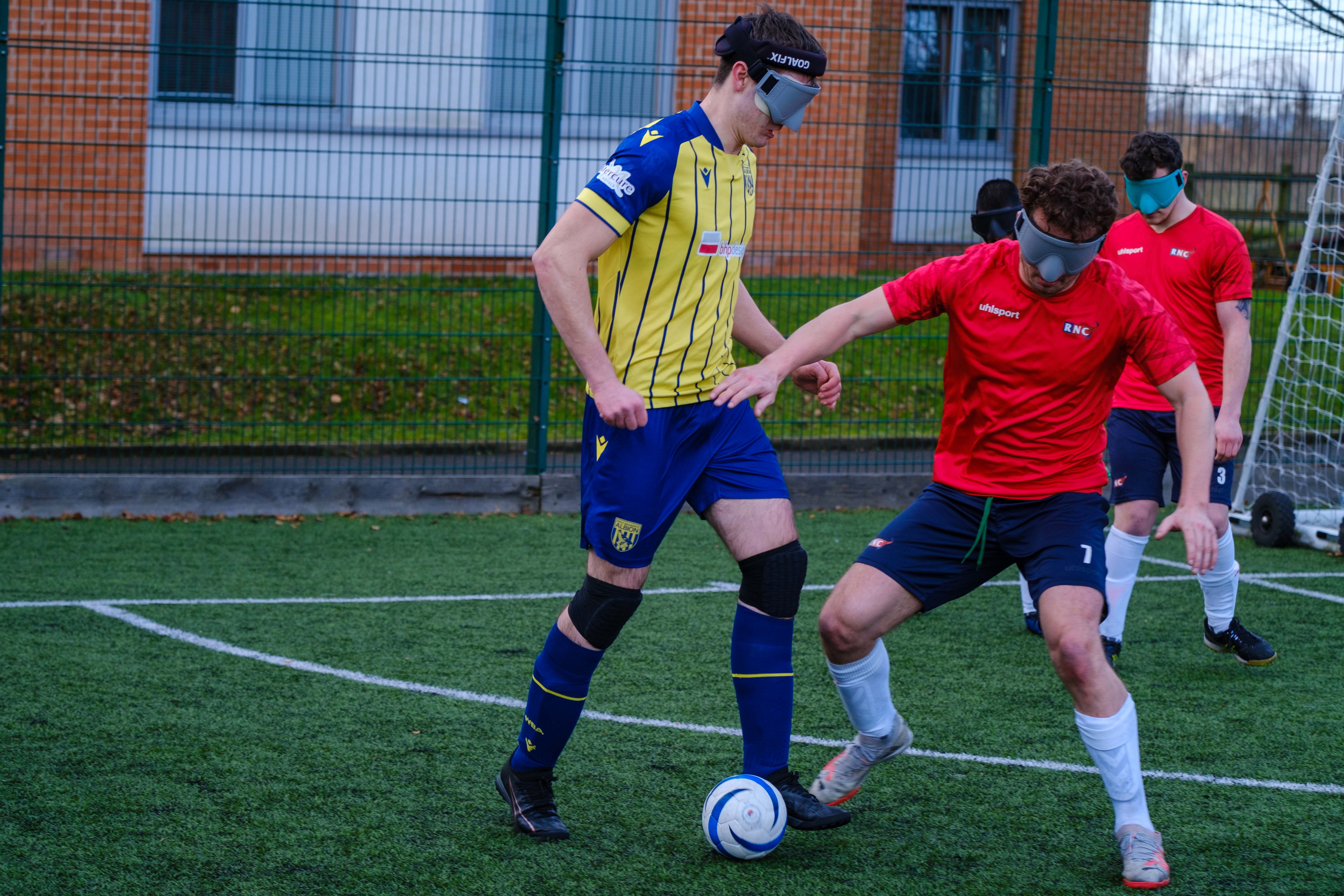 Efe Shimwell in action against RNC.