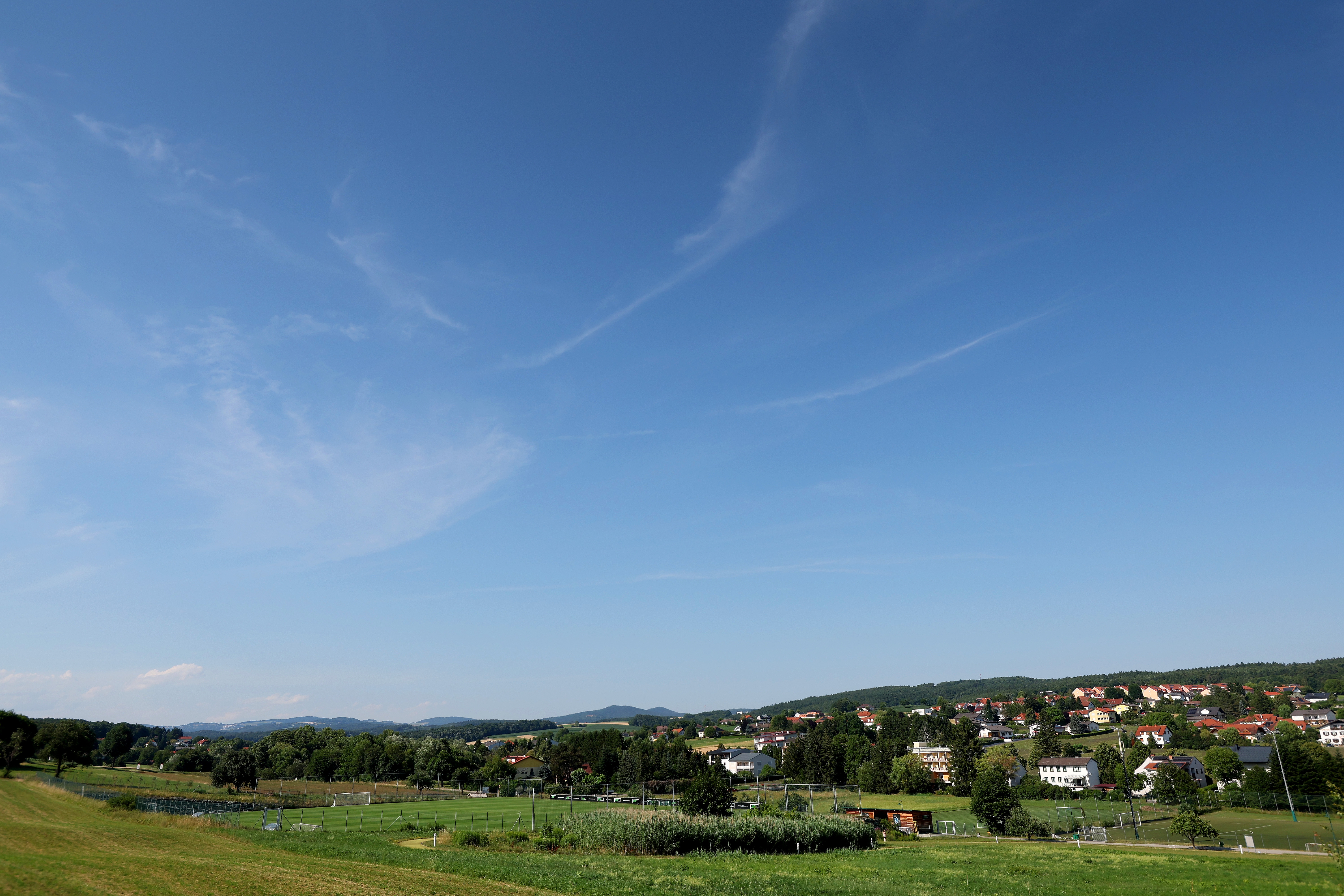 A general view of the pitch and surrounding area at Albion's Austrian training base