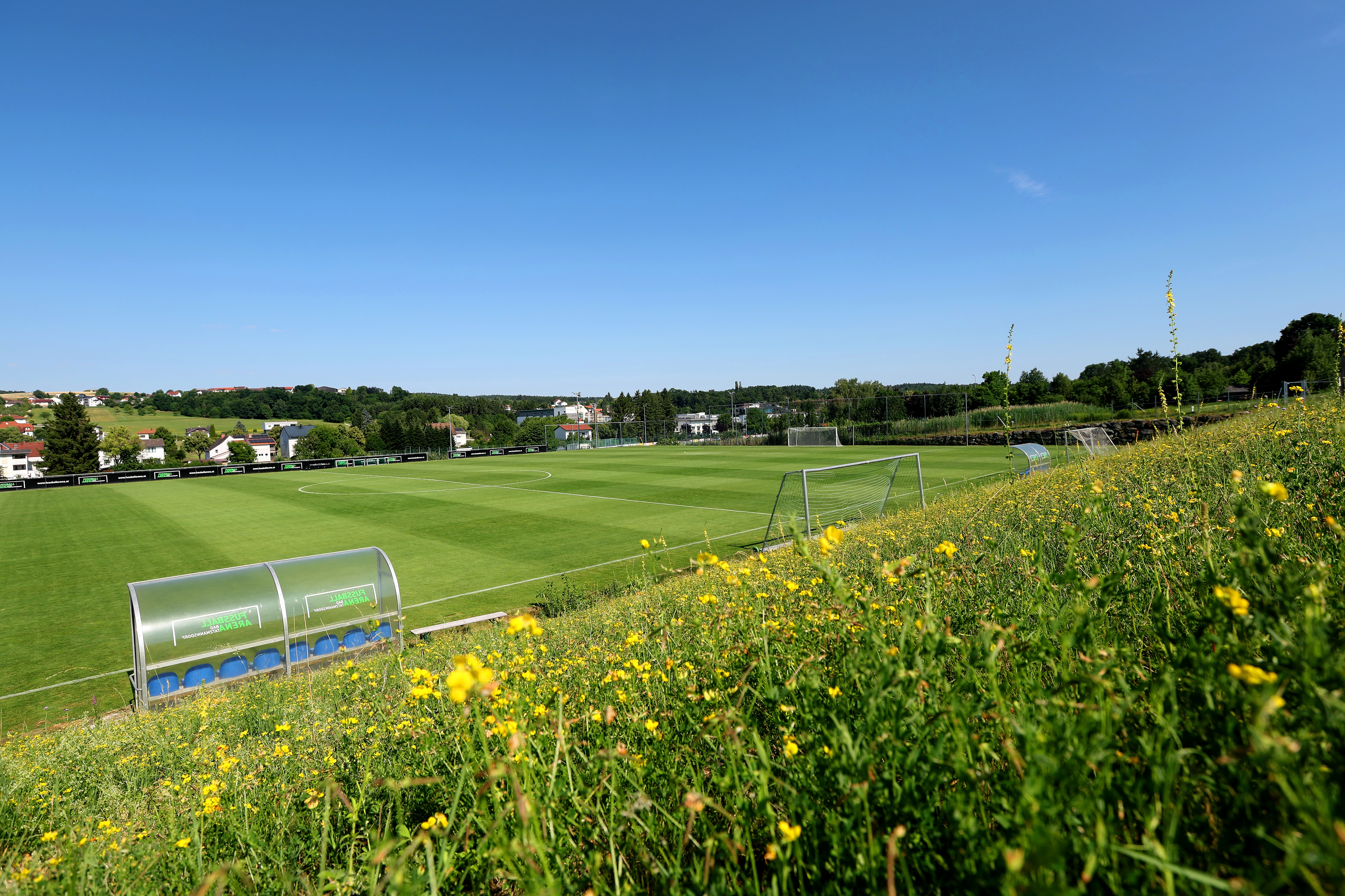A general view of the pitch and surrounding area at Albion's Austrian training base