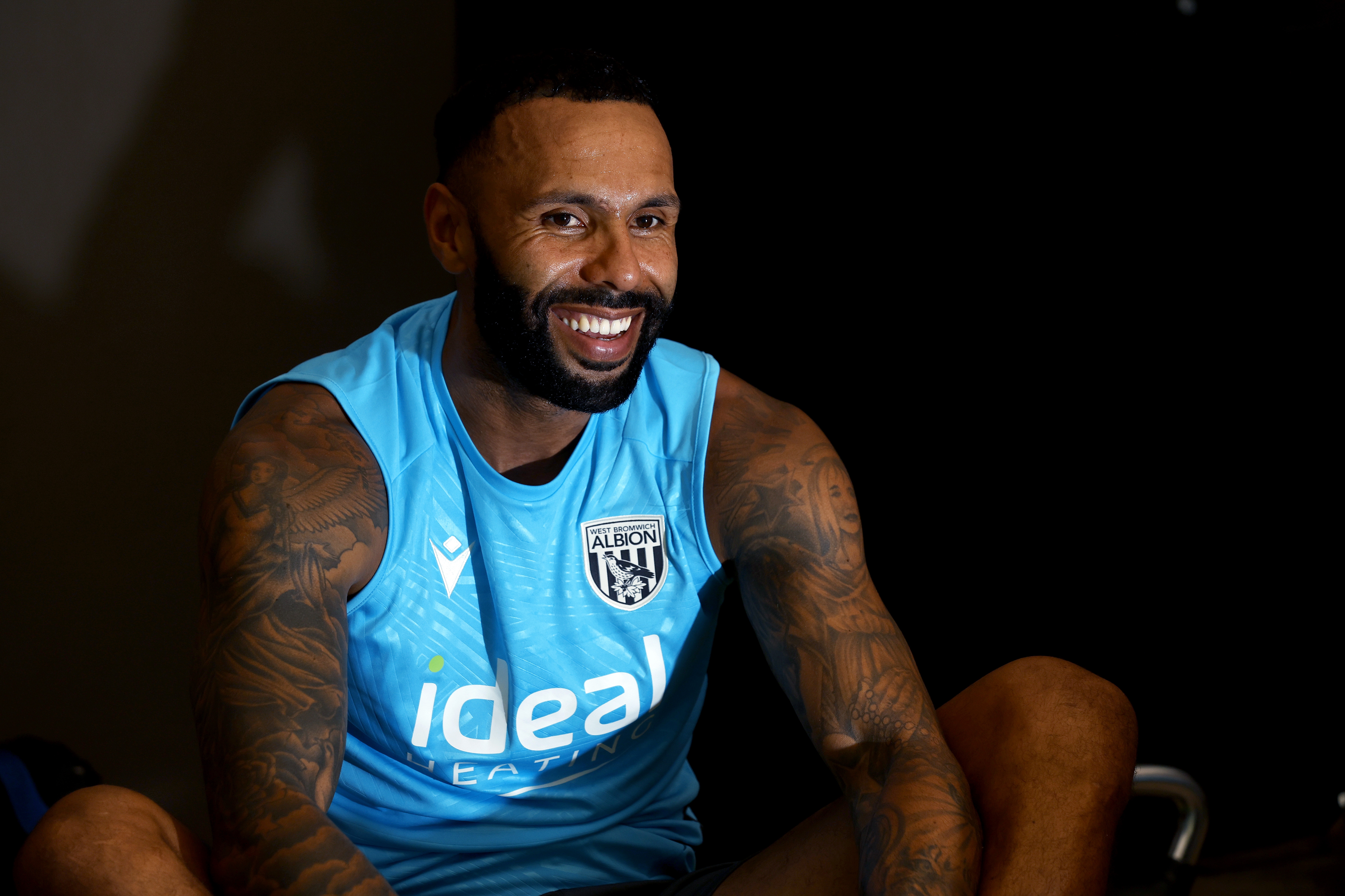 Kyle Bartley in the gym smiling 