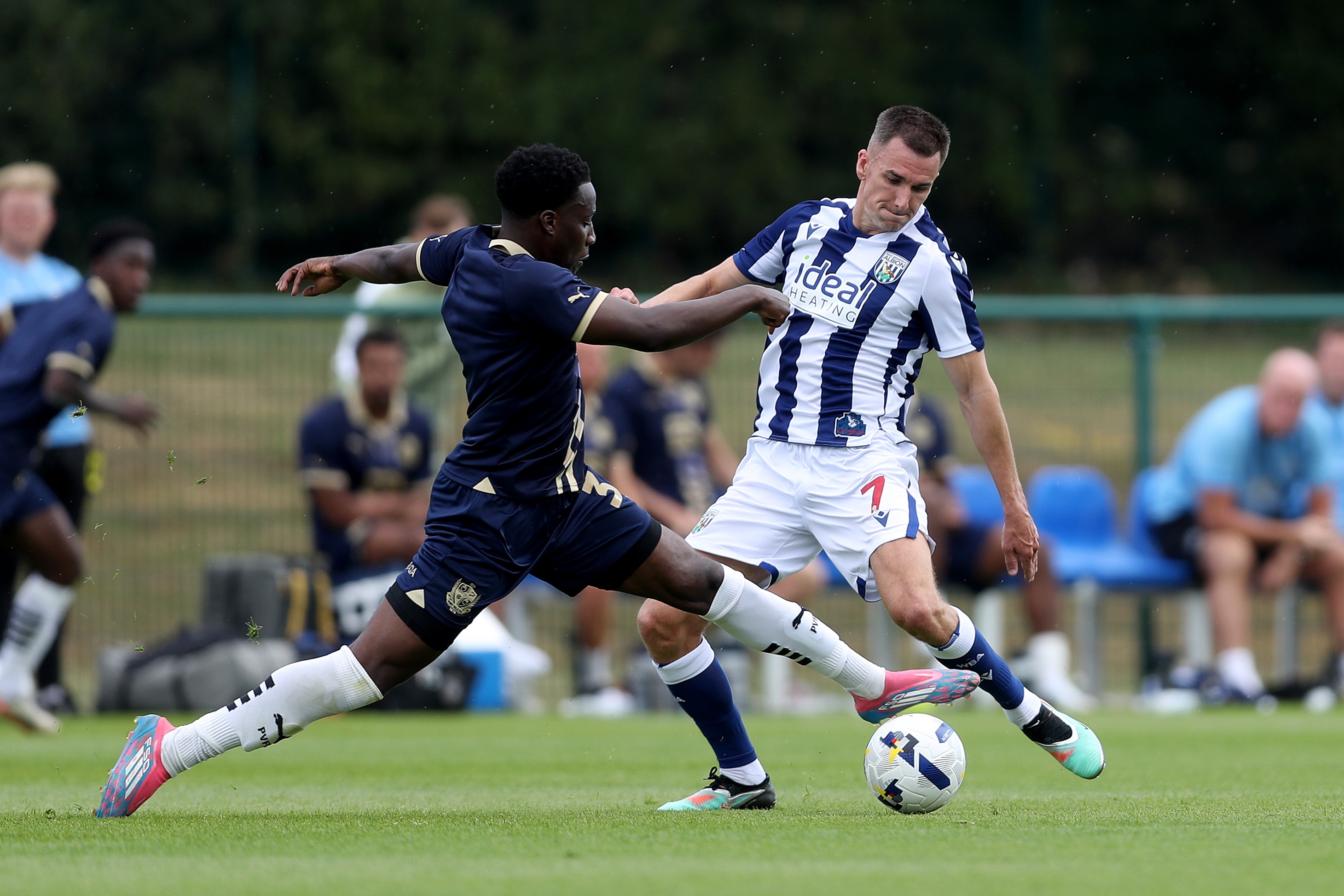 Jed Wallace in action against Port Vale 