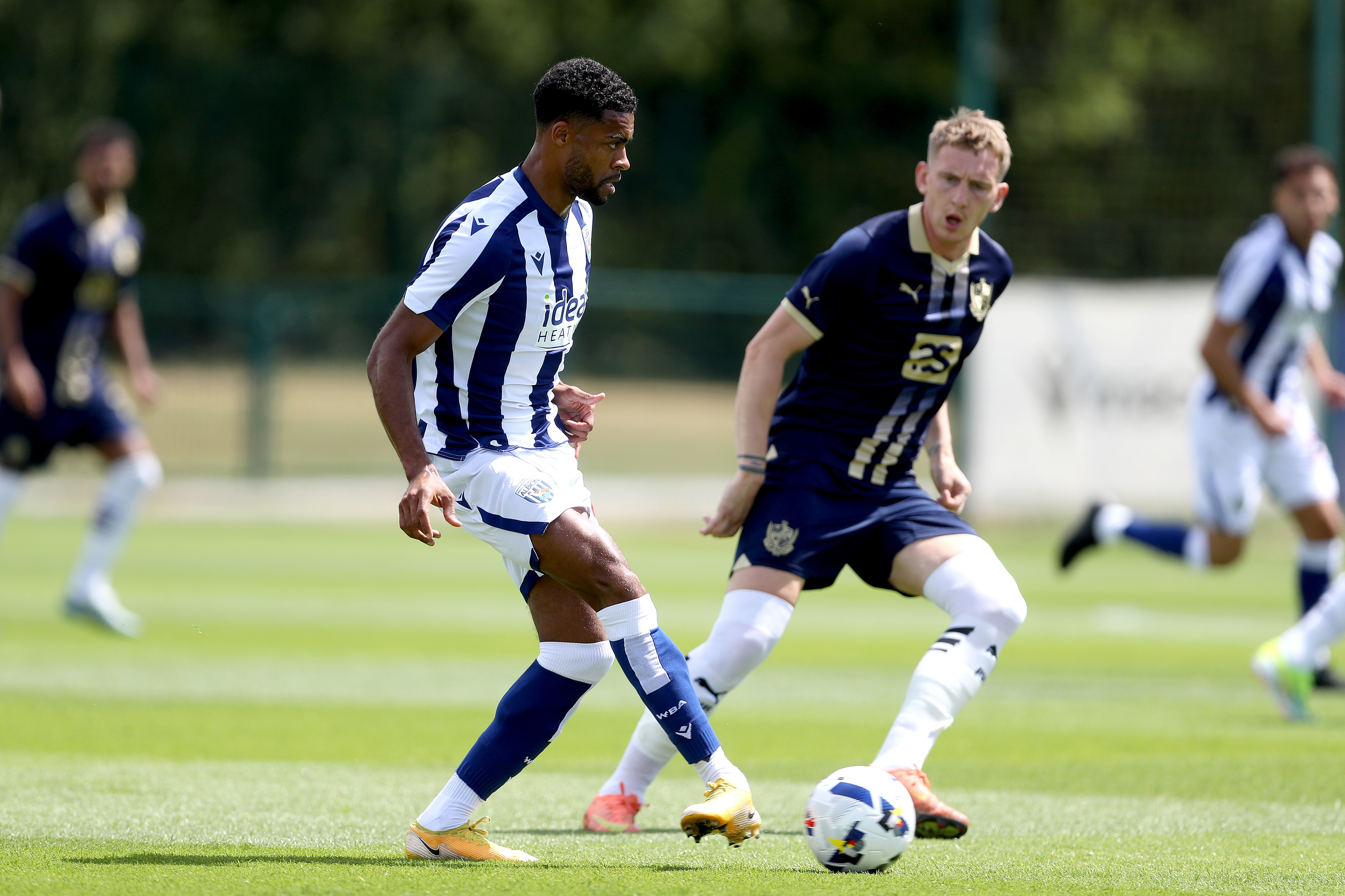 Darnell Furlong in action against Port Vale 