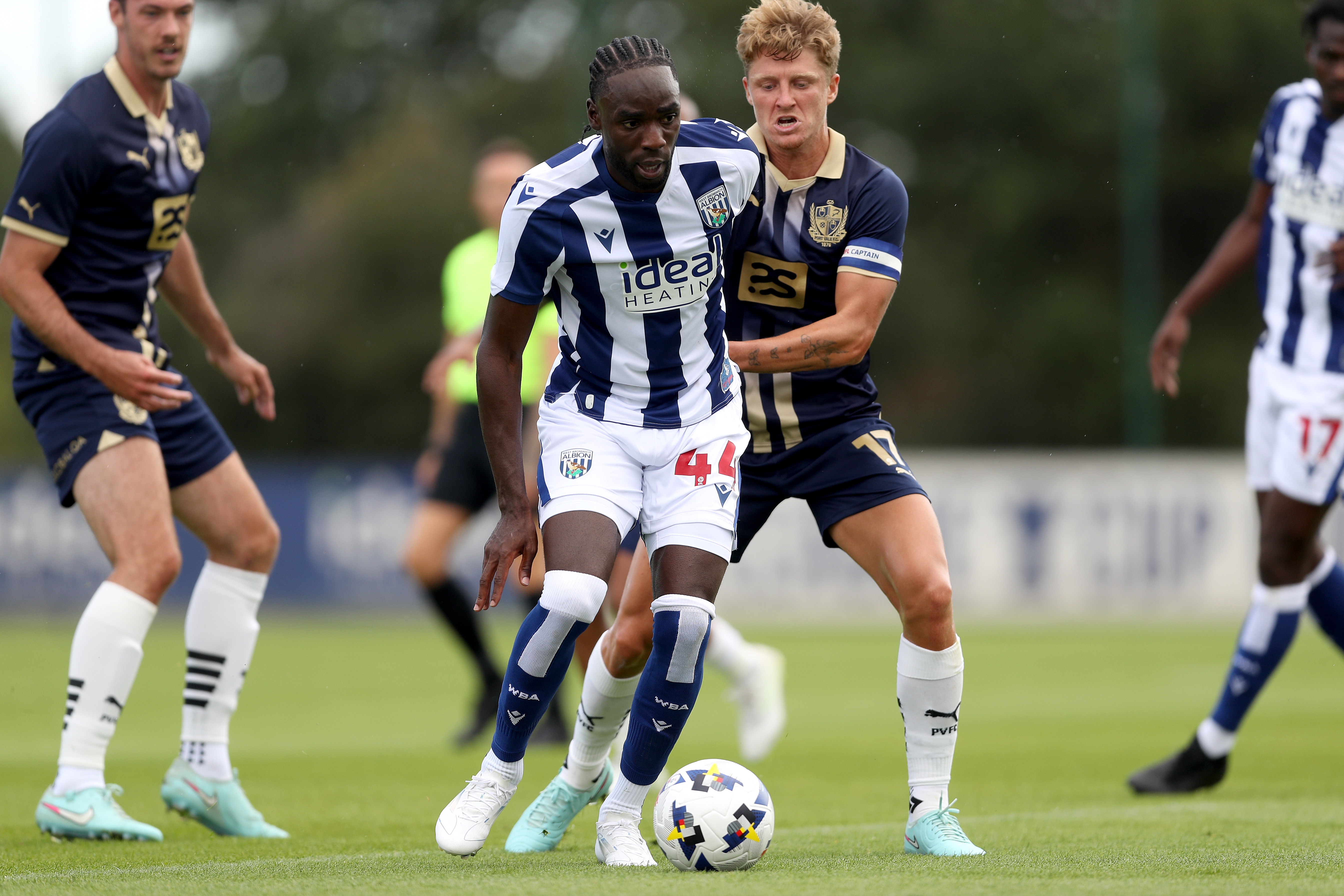 Devante Cole in action against Port Vale 