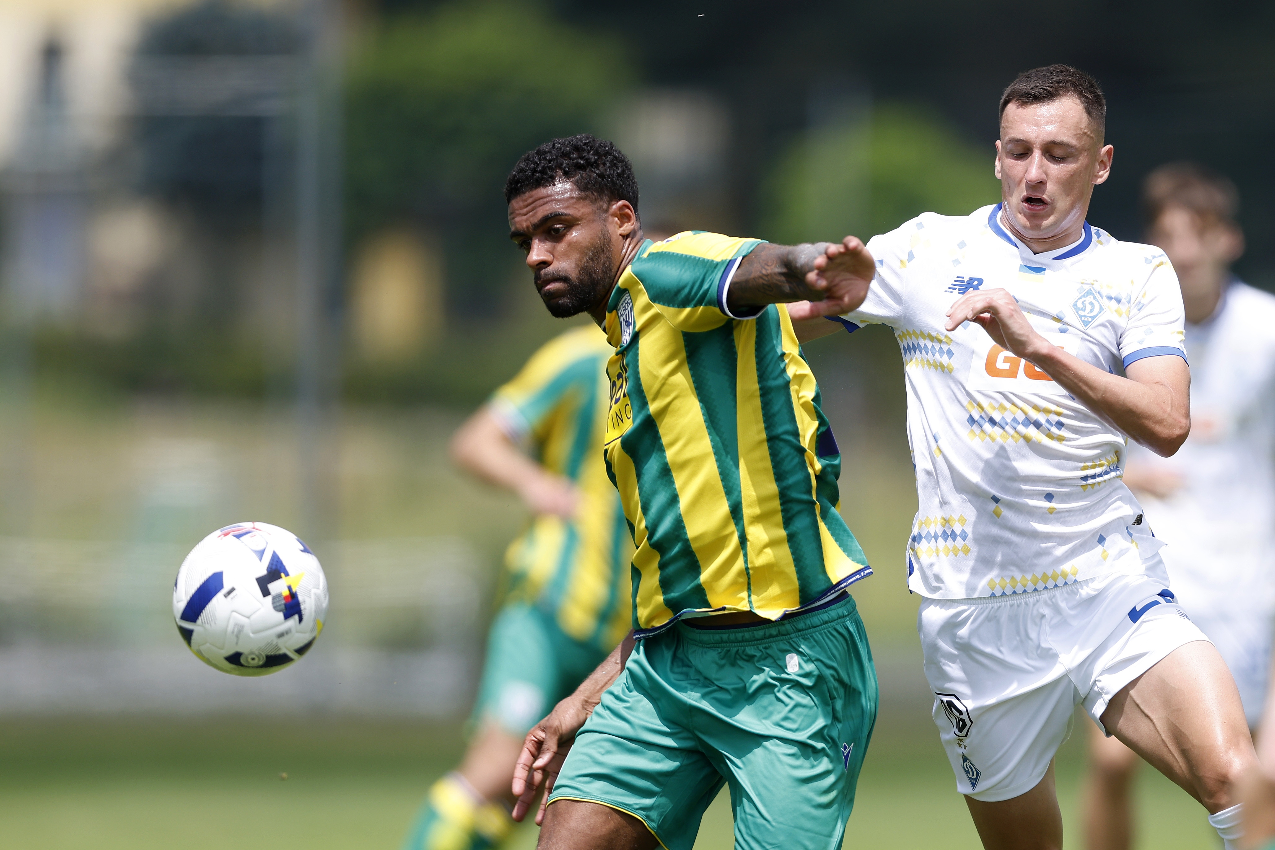 Darnell Furlong in action against Dynamo Kyiv in pre-season in Austria 