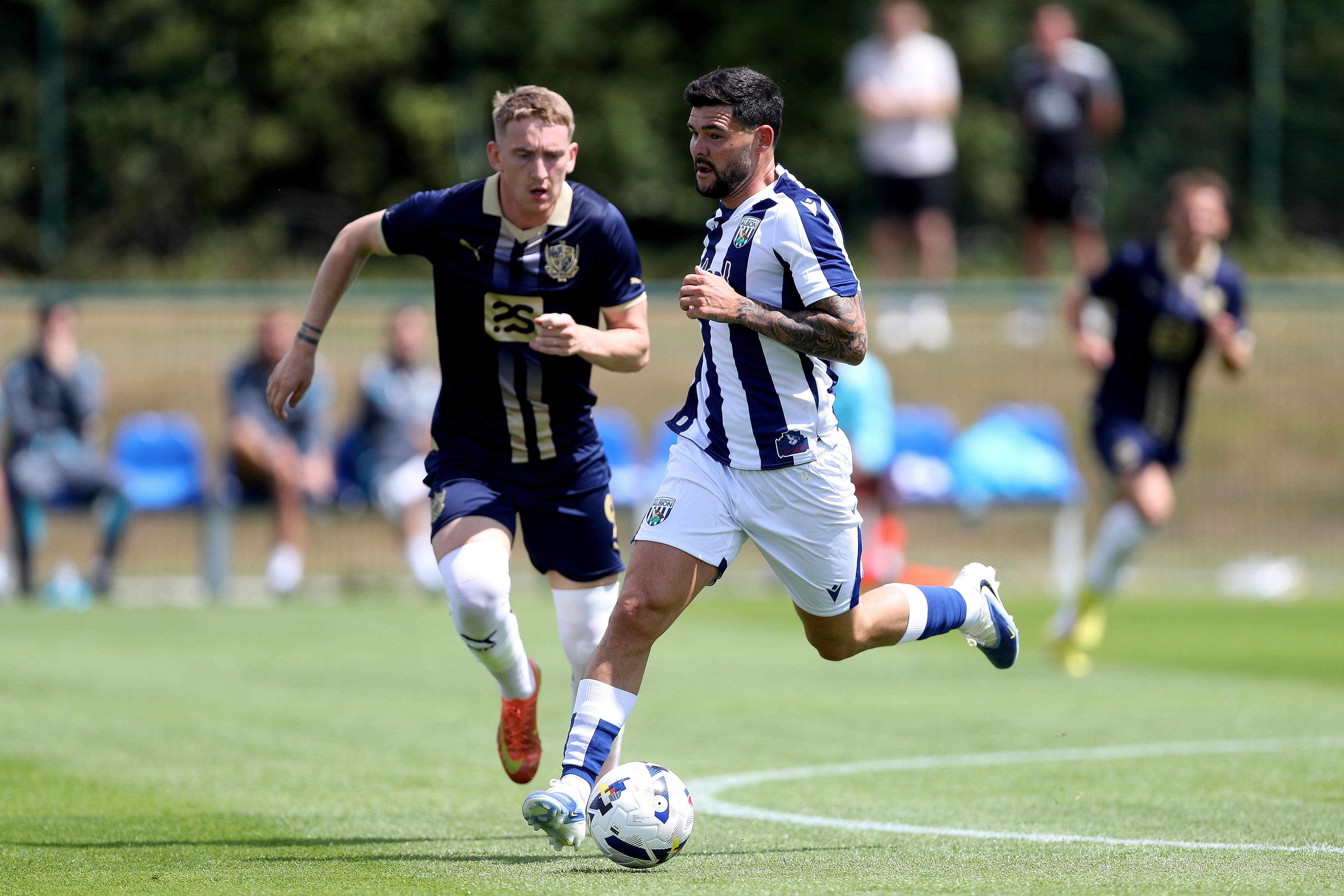 Alex Mowatt in action against Port Vale
