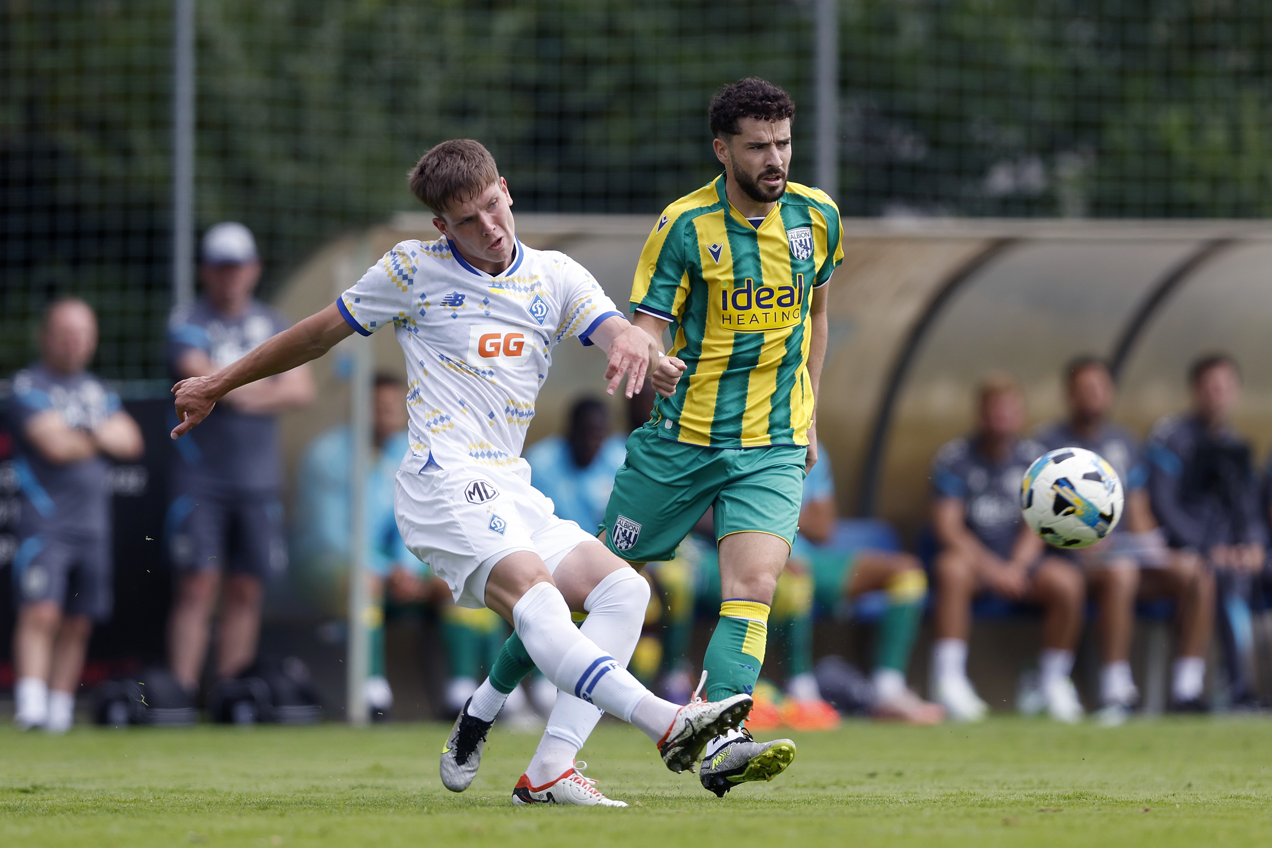 Mikey Johnston in action against Dynamo Kyiv in pre-season in Austria 