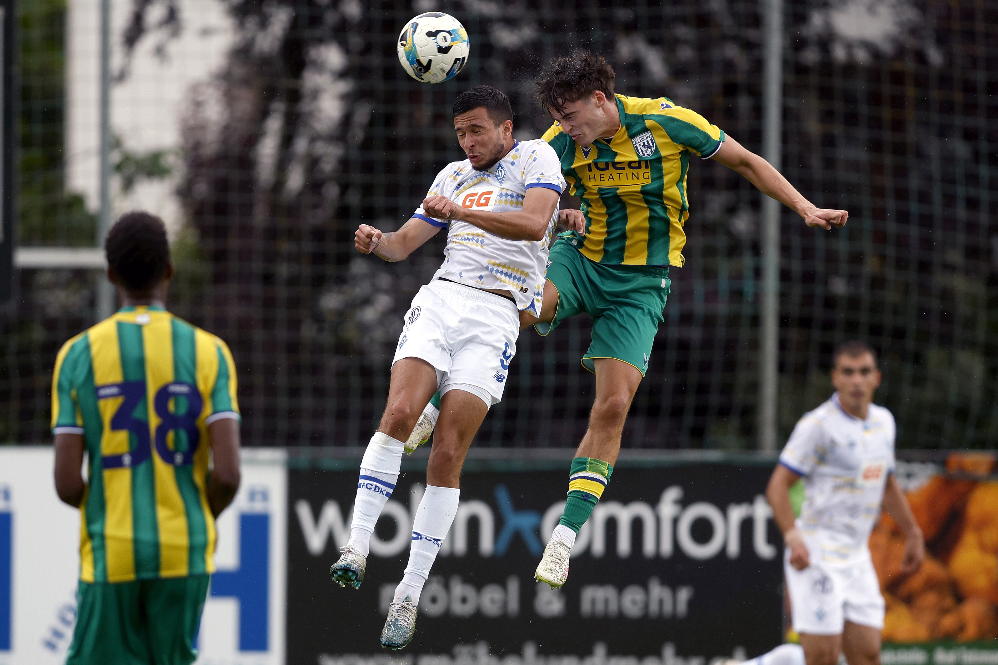 Alex Williams in action against Dynamo Kyiv in pre-season in Austria 