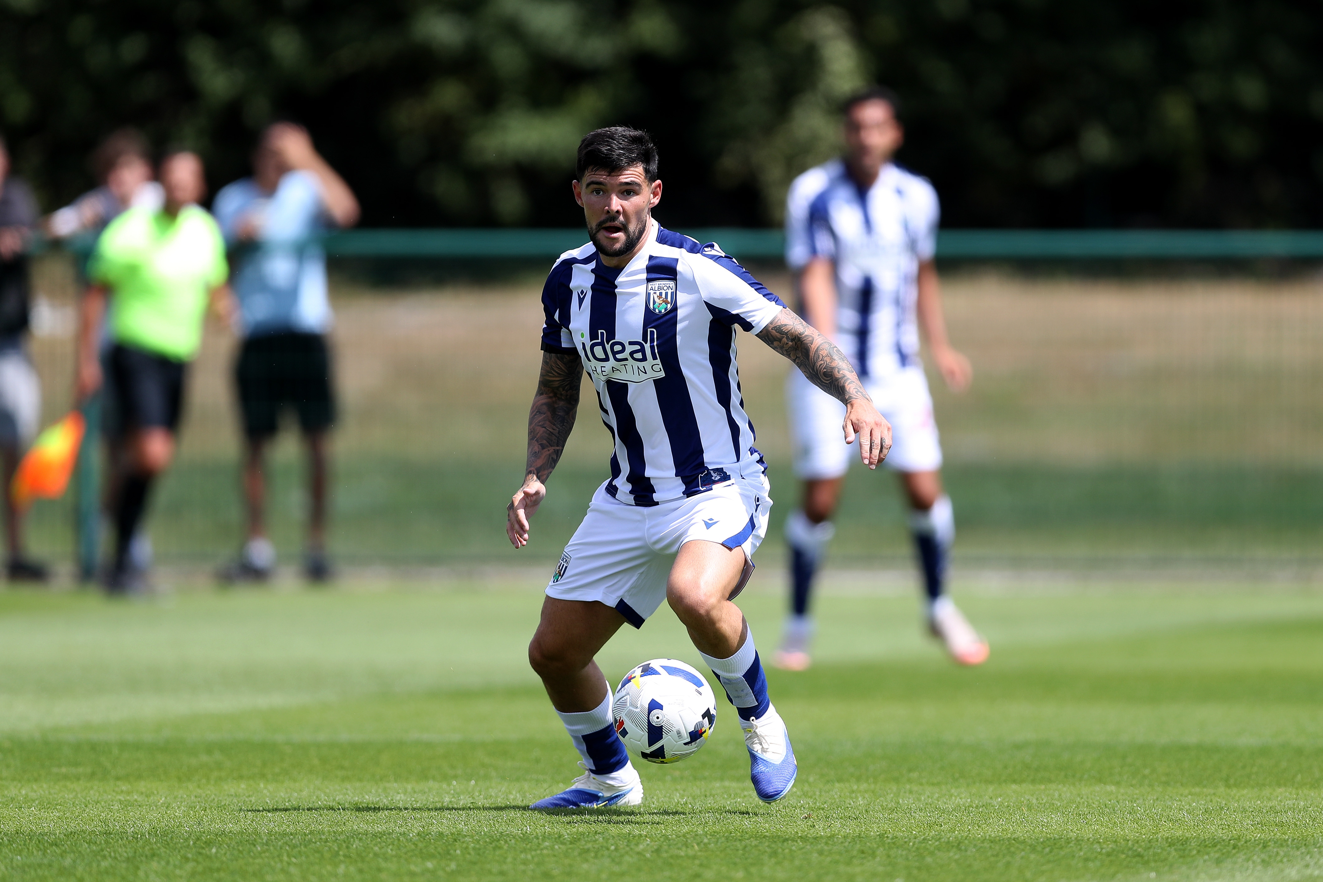 Alex Mowatt in action against Port Vale