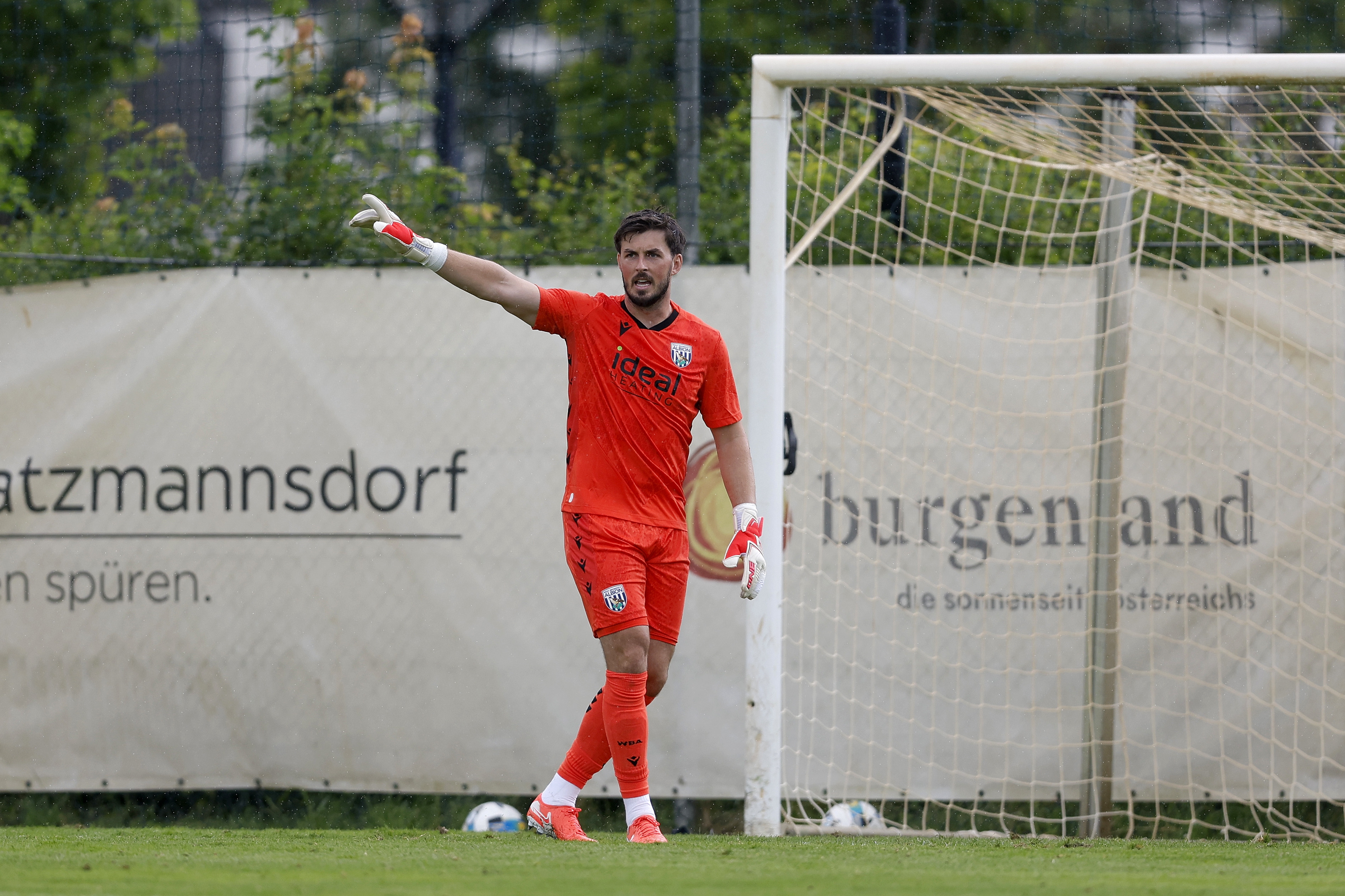 Joe Wildsmith in action against Dynamo Kyiv in pre-season in Austria 
