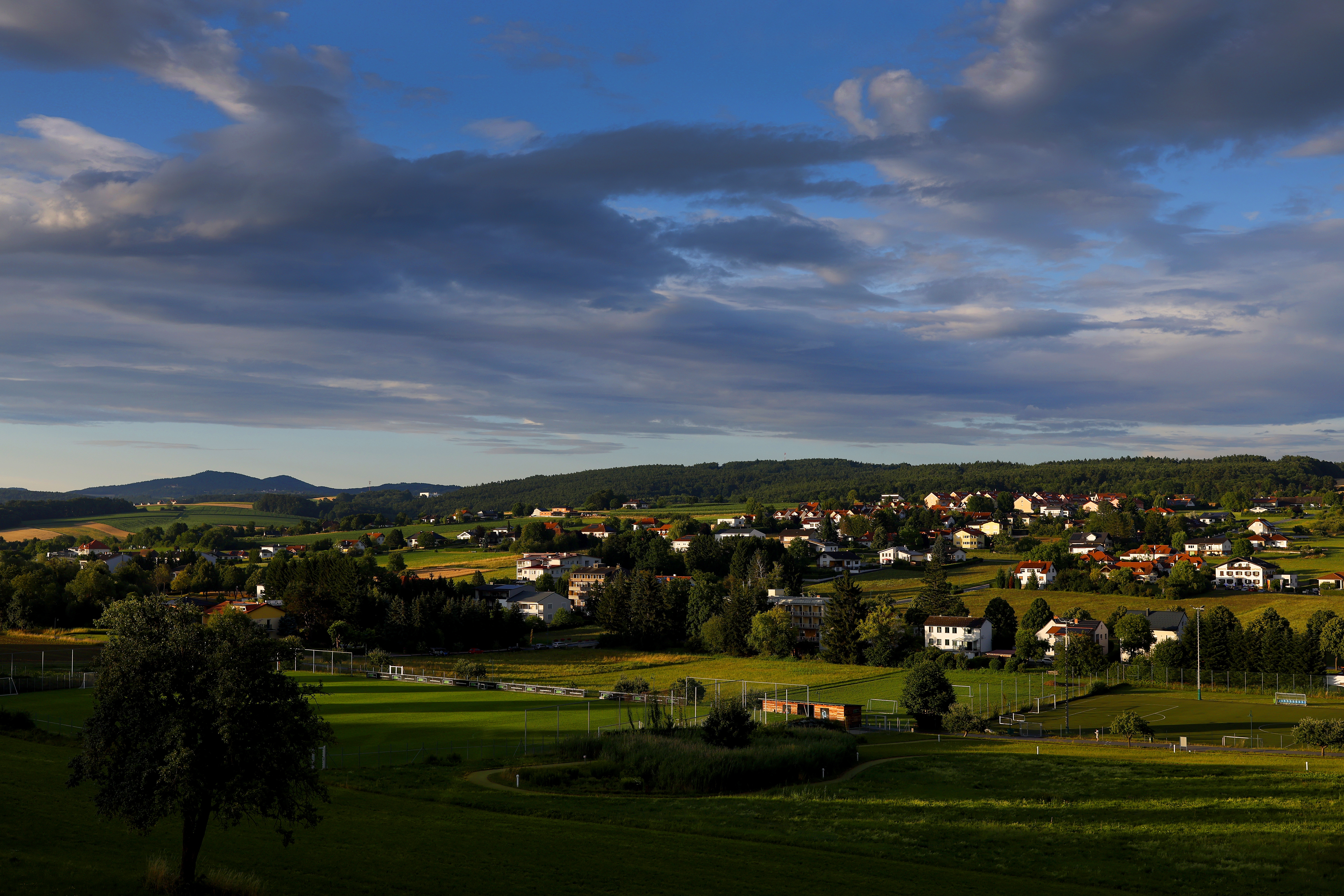 A general view of the landscape in Austria where Albion have been based