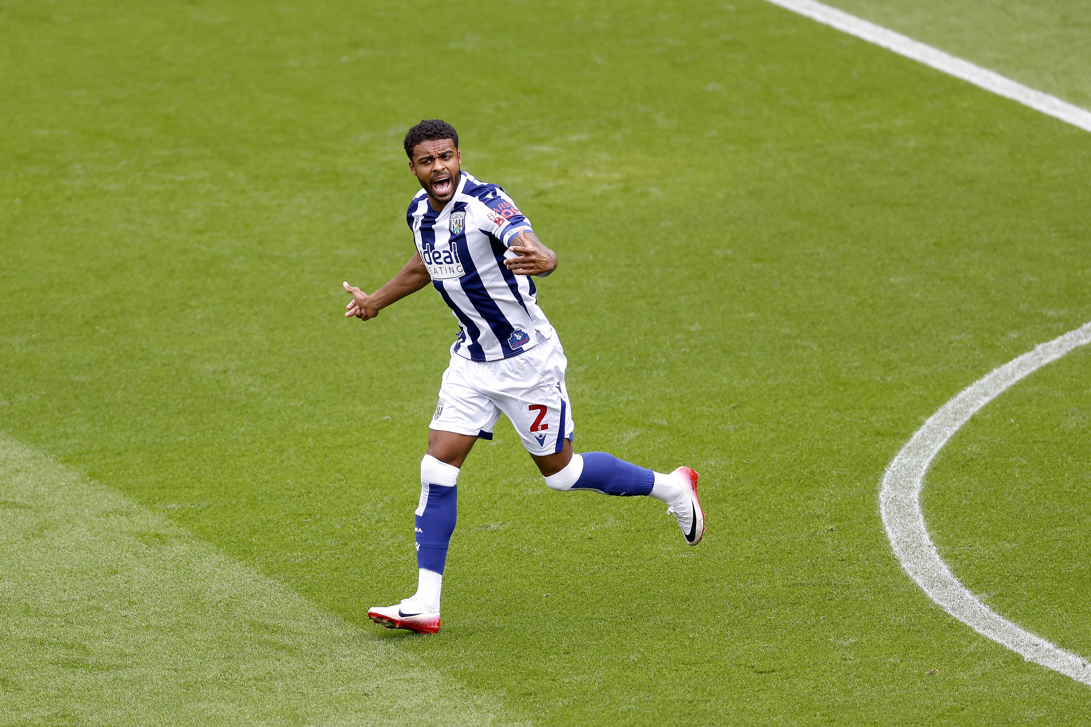 Darnell Furlong in action against Blackpool