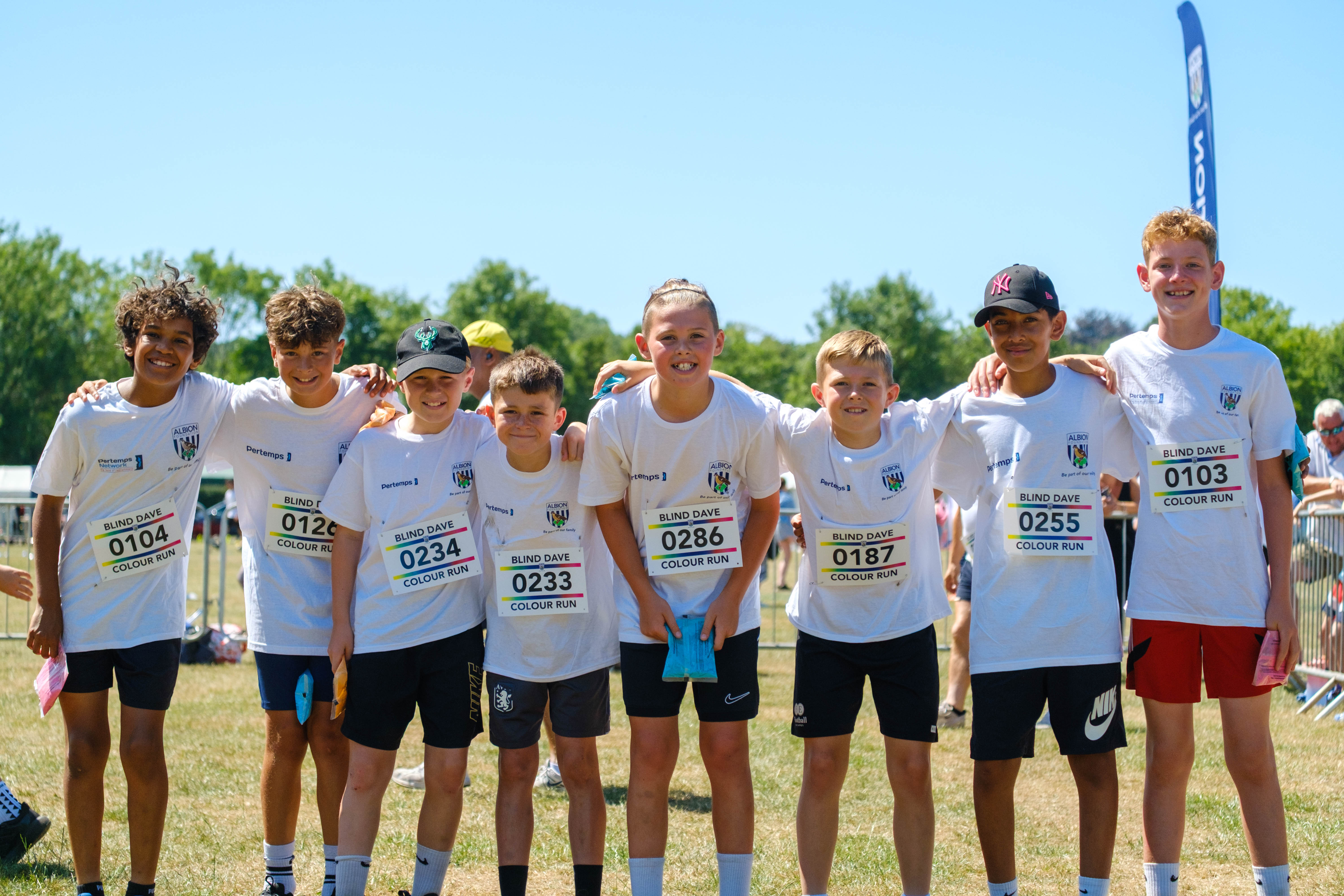 Members of our MJPL players (8), arm in arm. 