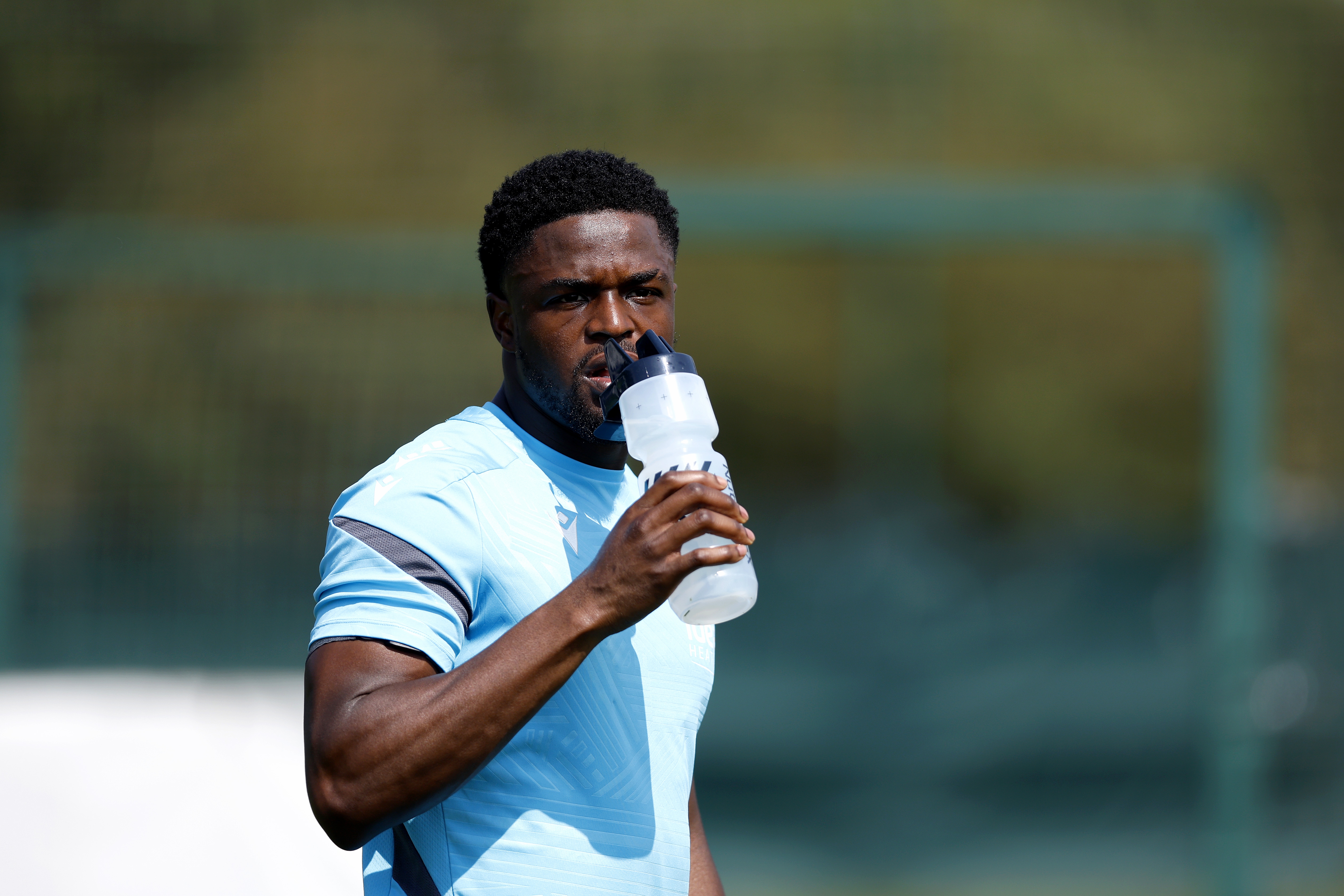 Albion players in training.